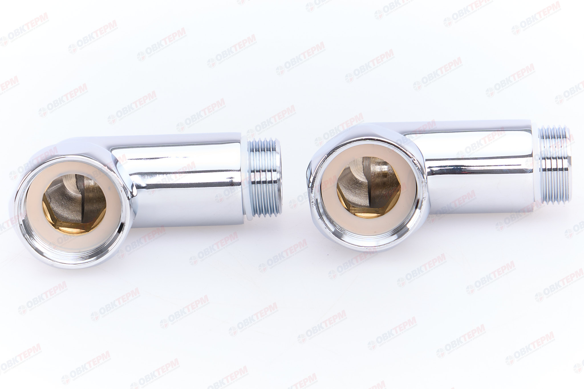 Угол для полотенцесушителя  1"В x 3/4"Н (пара) TIM - Изображение №3