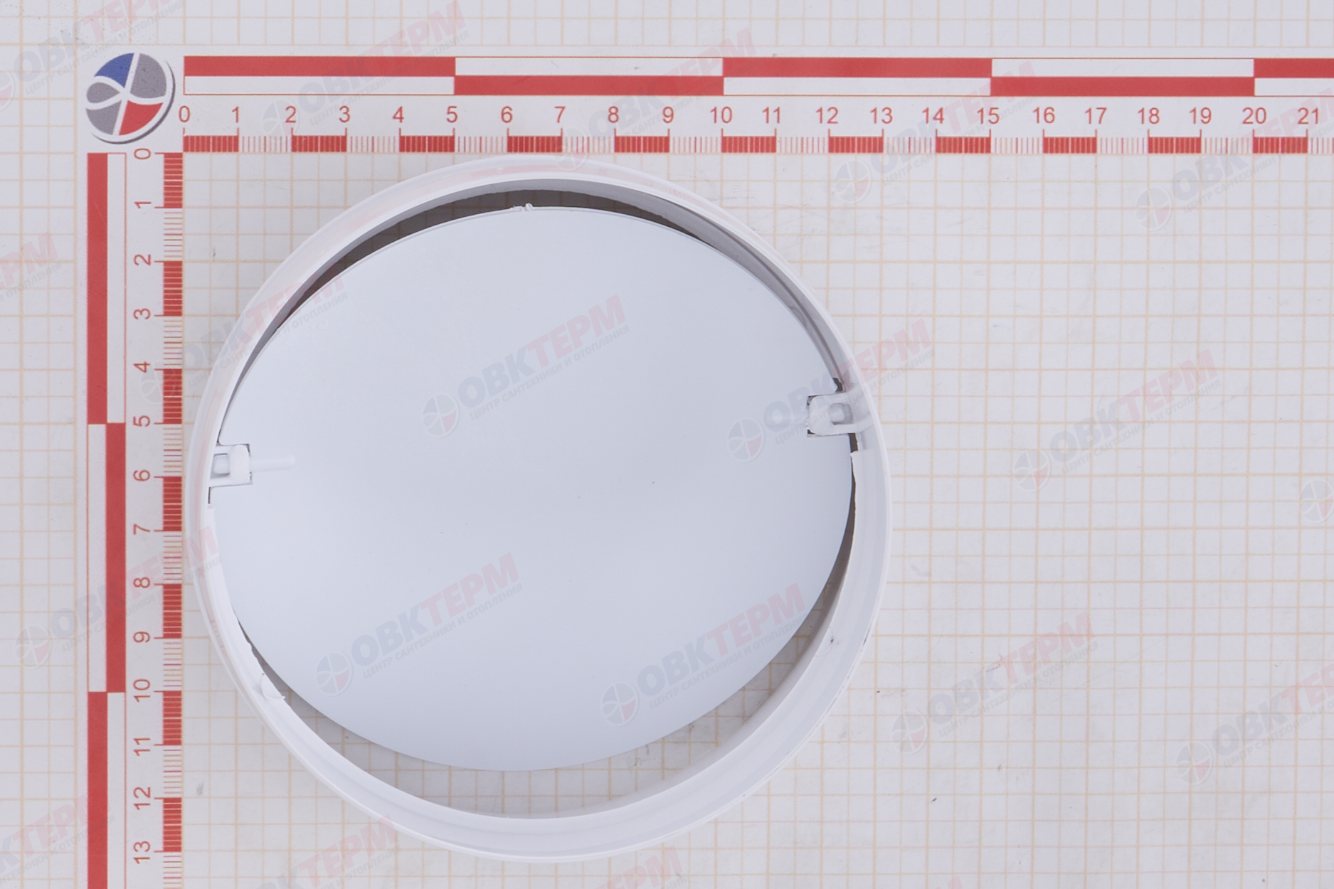 Соединитель круглых каналов d 125 мм с обратным клапаном (56шт/уп) Эвент - миниатюра №7