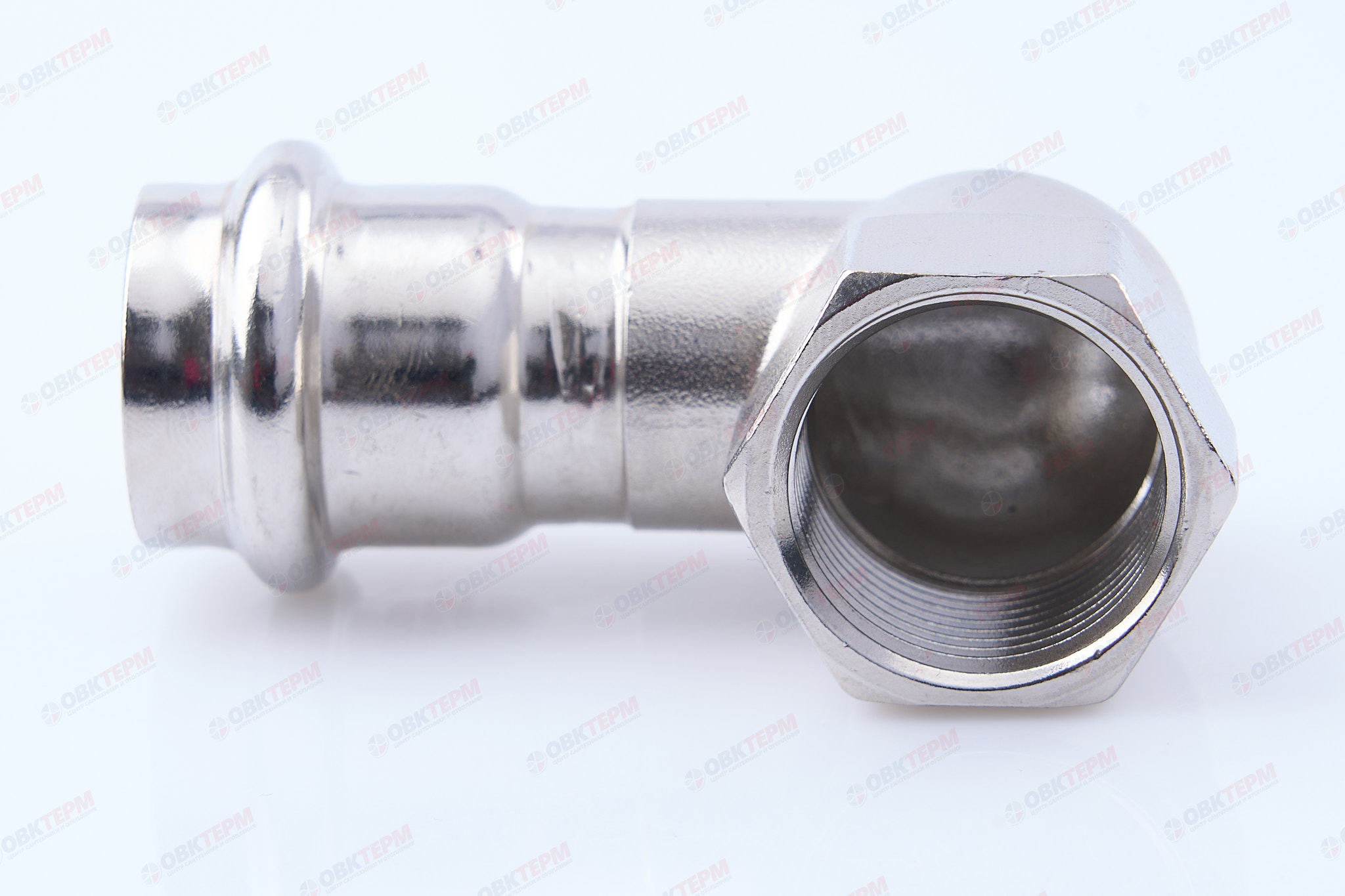 Угол пресс из нерж.ст.  22 х 3/4"В    TIM  (70/5) - Изображение №2
