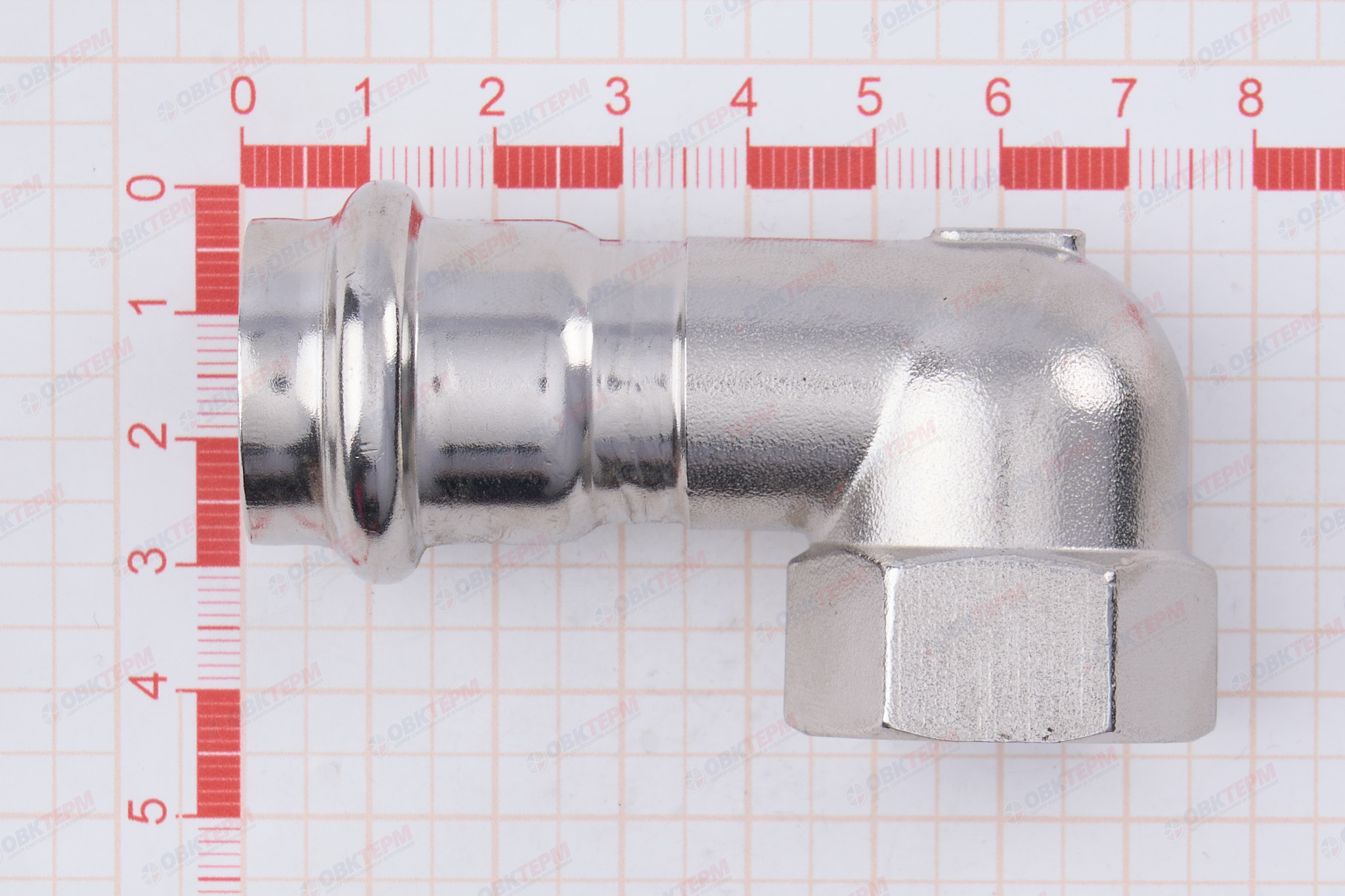 Угол пресс из нерж.ст.  22 х 3/4"В    TIM  (70/5) - Изображение №4