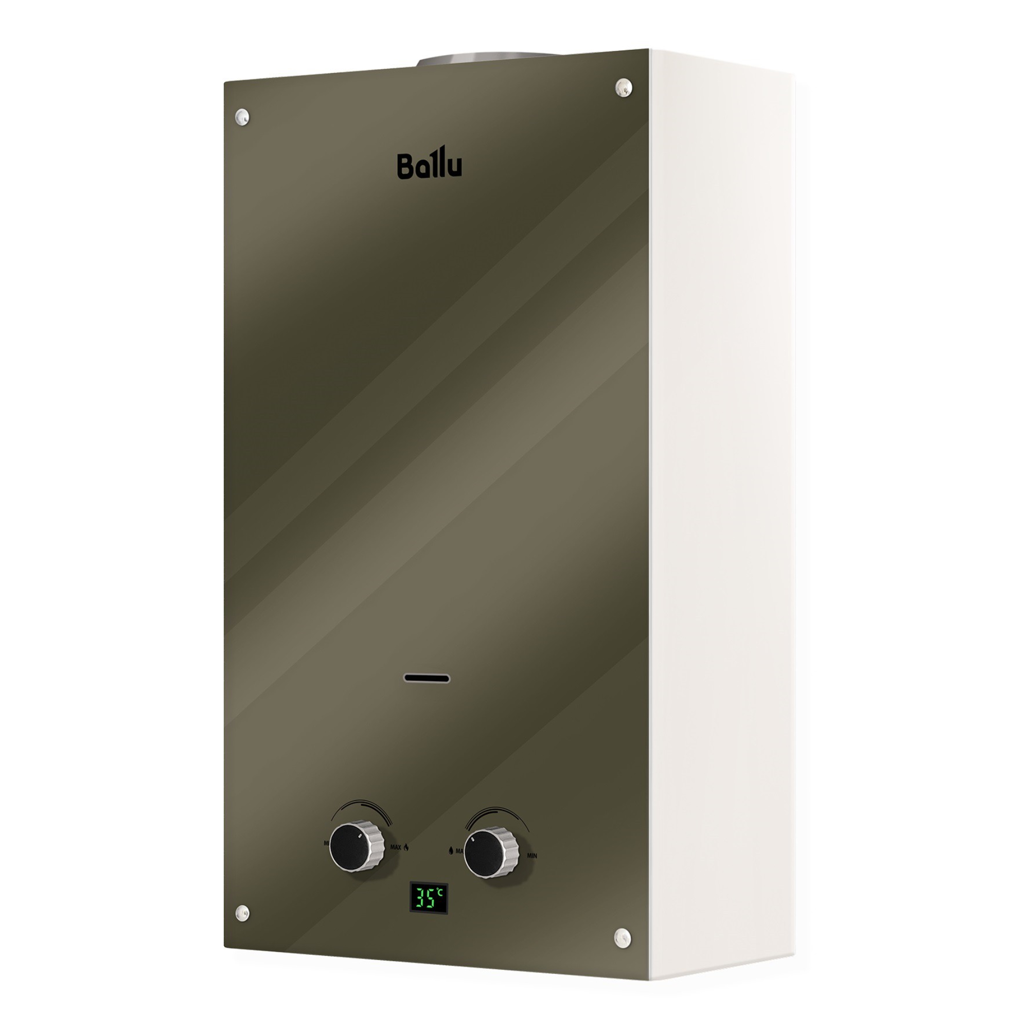 Колонка газовая Ballu GWH   10 Fiery Glass Mirror (зеркало)  (10л/20кВт) - Изображение №1