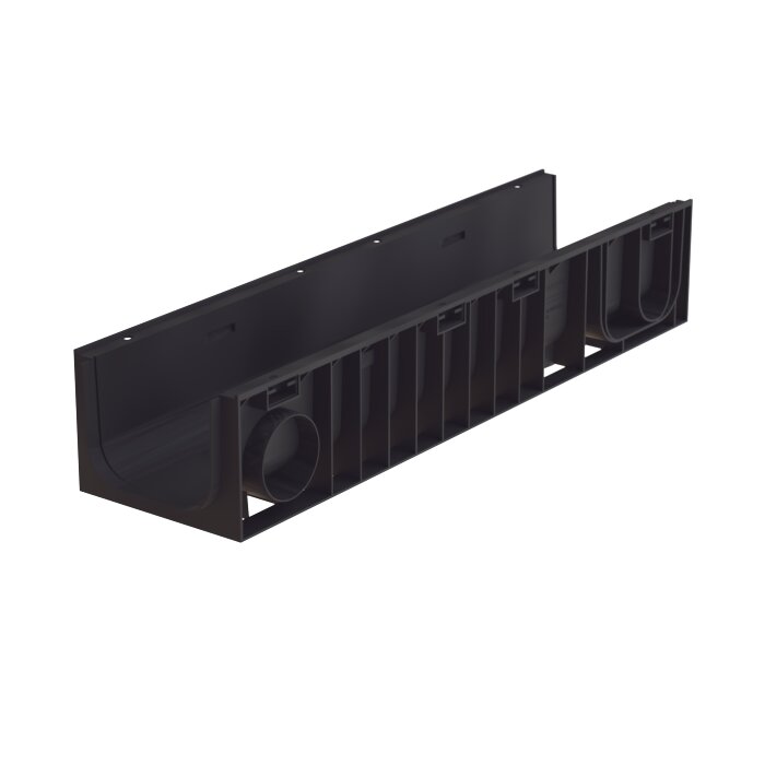 Лоток ЛВП Norma DN200 H185 без решетки (1000 х 260 х 185) - Изображение №1
