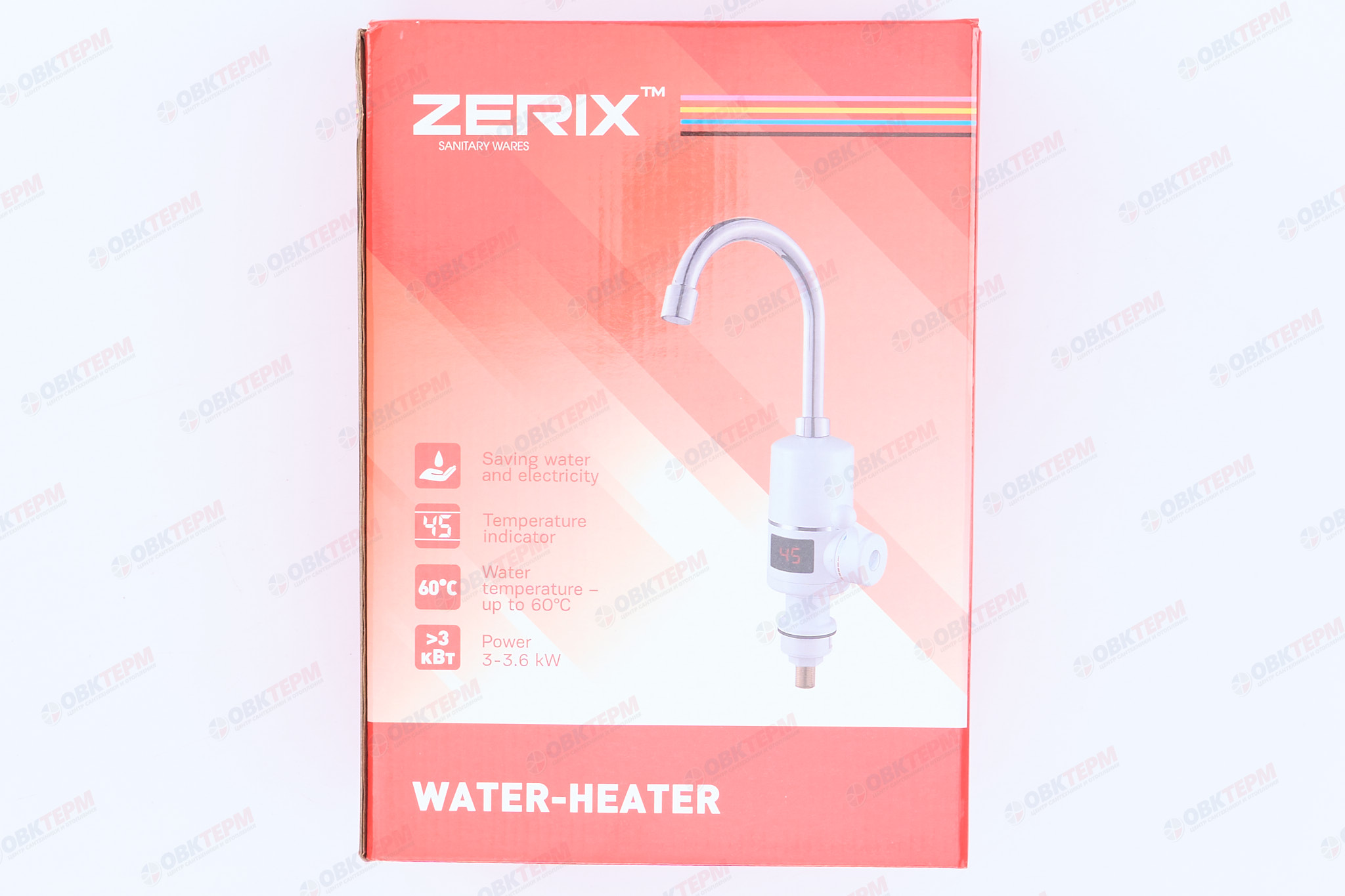 Водонагреватель на мойку ZERIX ELW-06E /инд. темп./3 kW - Изображение №5