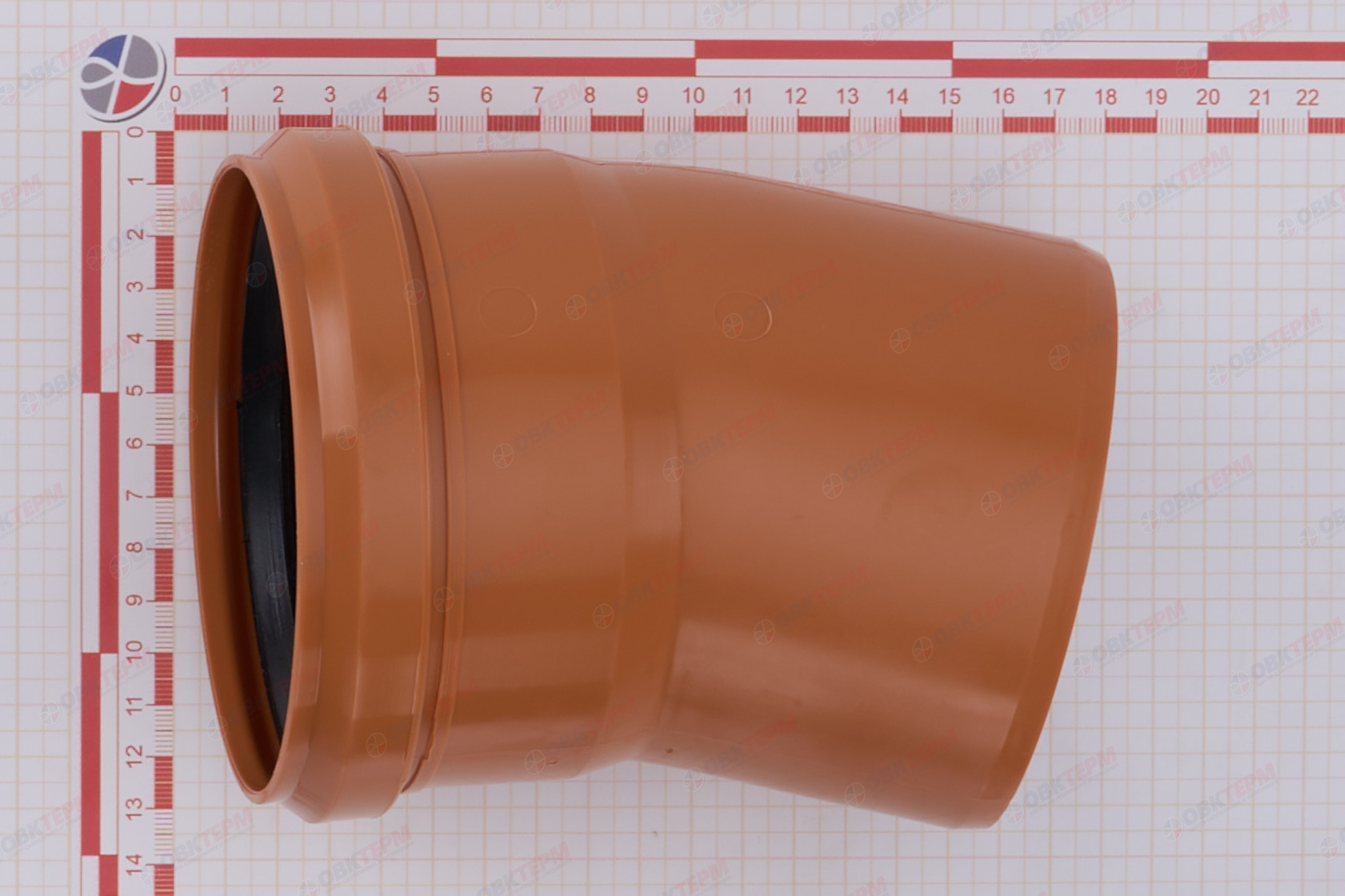 Отвод    110   15*   (рыжий)      SINIKON          (20 шт./упак.) - миниатюра №6