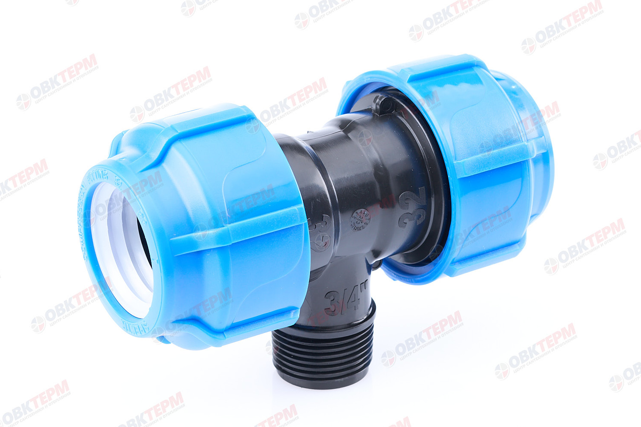 Тройник   32 *  3/4" н * 32    ПНД  Spektr    (150/10шт) - Изображение №1