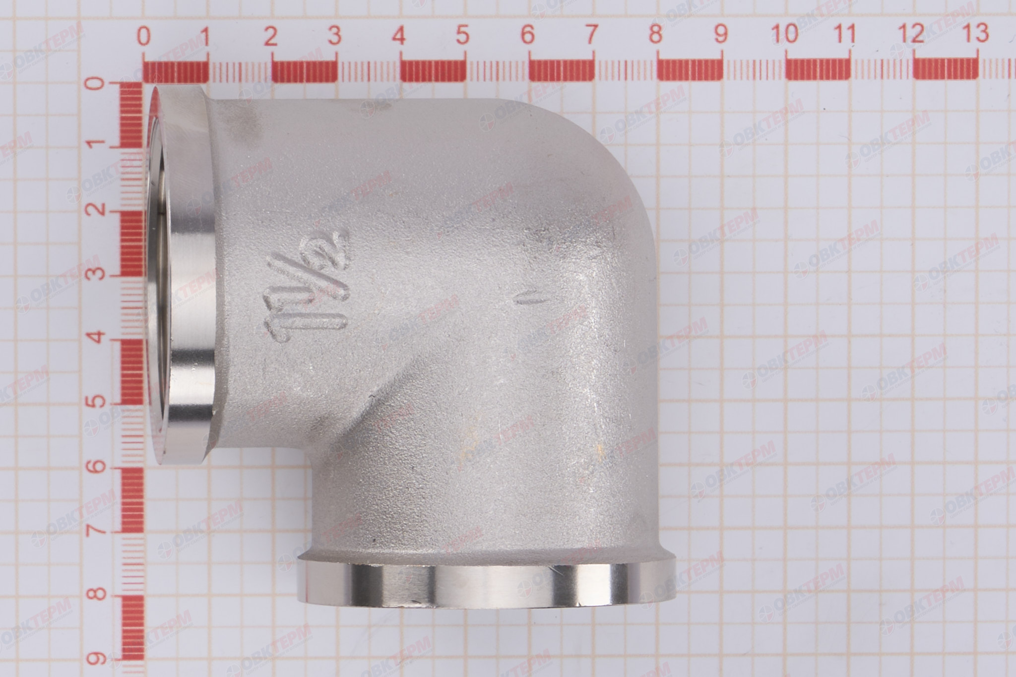 Угол 1 1/2" вв  Никель ZEISSLER                   (14/1) - Изображение №3