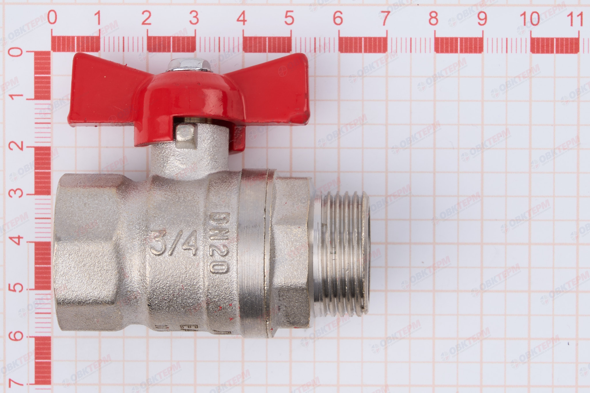 Кран шаровый        Valtec      3/4" ВН     бабочка ГОСТ      (120/10) - Изображение №5