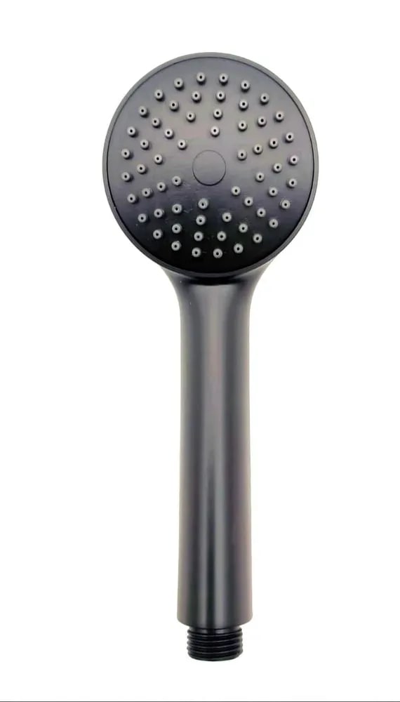 Лейка д/душа ручная ZERIX  SH-01 BLACK ( 1 режим) (10 шт/ящ) - миниатюра №2