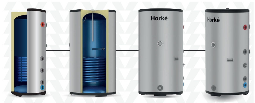 Бойлер косвенного нагрева "Horke" 150л H150L1C - Изображение №1