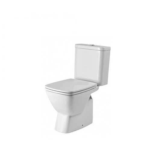 Унитаз-компакт REDO R30 PP, безободковый, с сиденьем полипропилен, SC, белый (650*365*790) - изображение №1