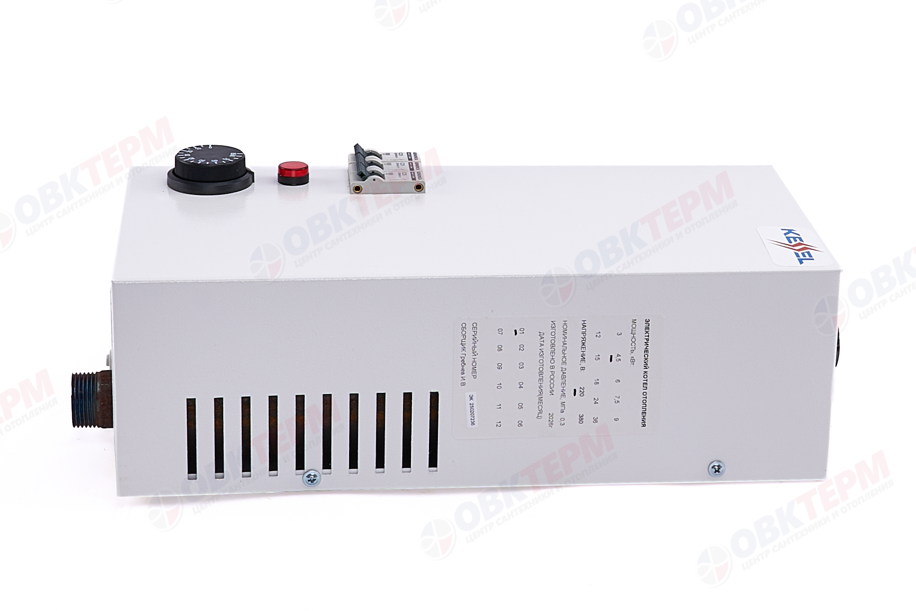 Электрический  котел  KESSEL ЭВП- 4,5W, max 1.5 bar     220V - Изображение №5
