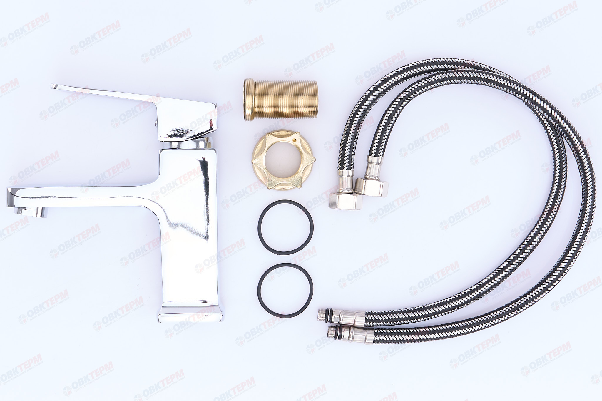 Смеситель д/умывальника CHAMPION DOMINO 001 (NUT) (гайка)  (10 шт/ящ) - Изображение №3