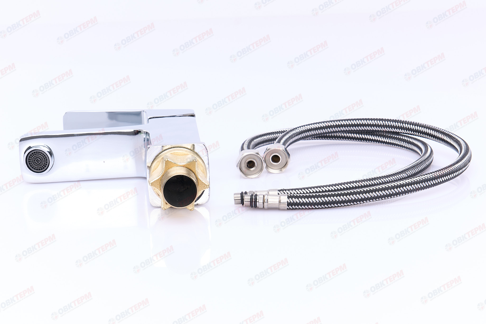 Смеситель д/умывальника CHAMPION DOMINO 001 (NUT) (гайка)  (10 шт/ящ) - Изображение №4