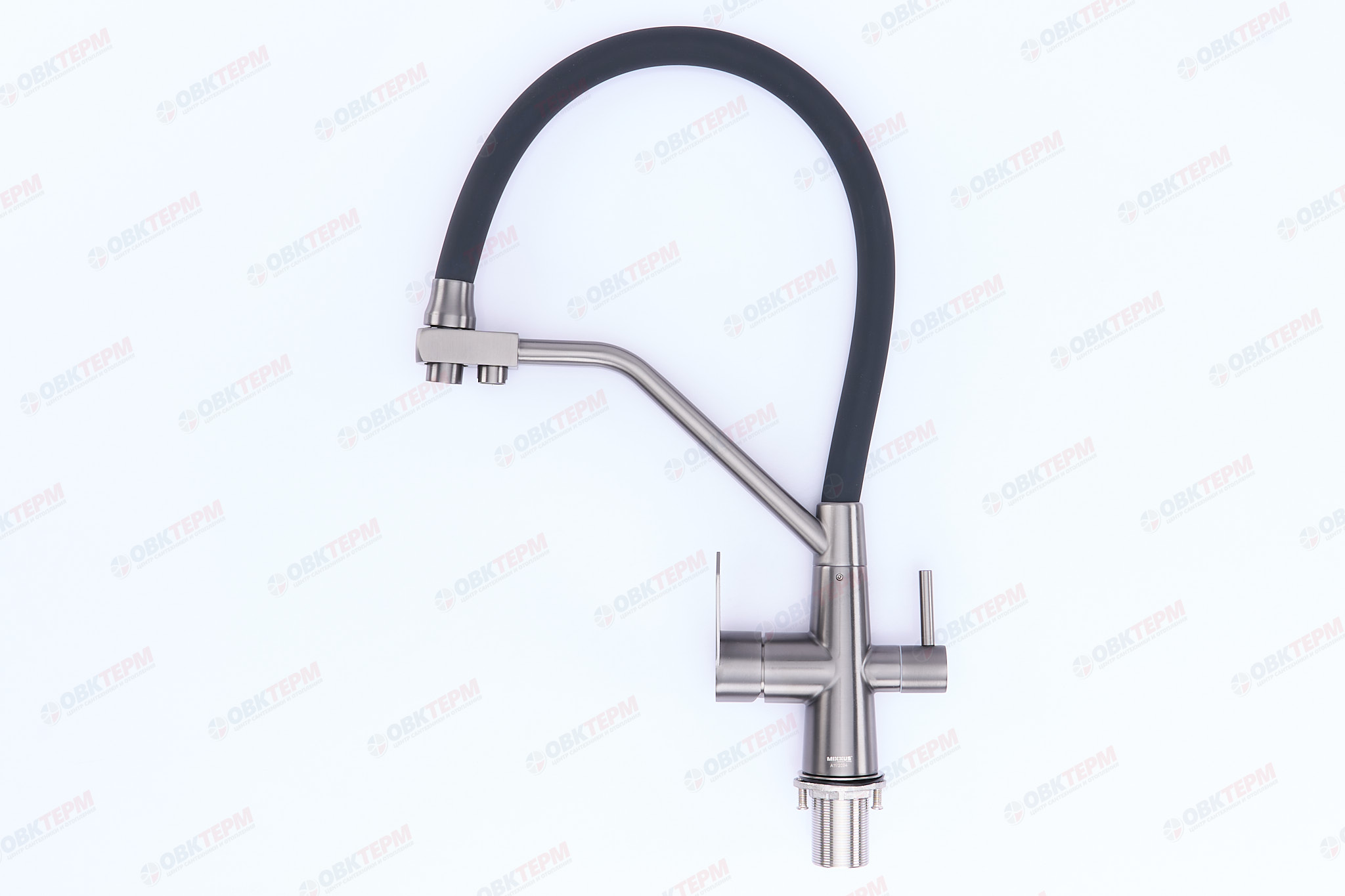 Смеситель д/кухни под ФИЛЬТР MIXXUS FUL-021 GRAPHITE REFL.BLACK нерж/сталь (10 шт/ящ) - Изображение №2