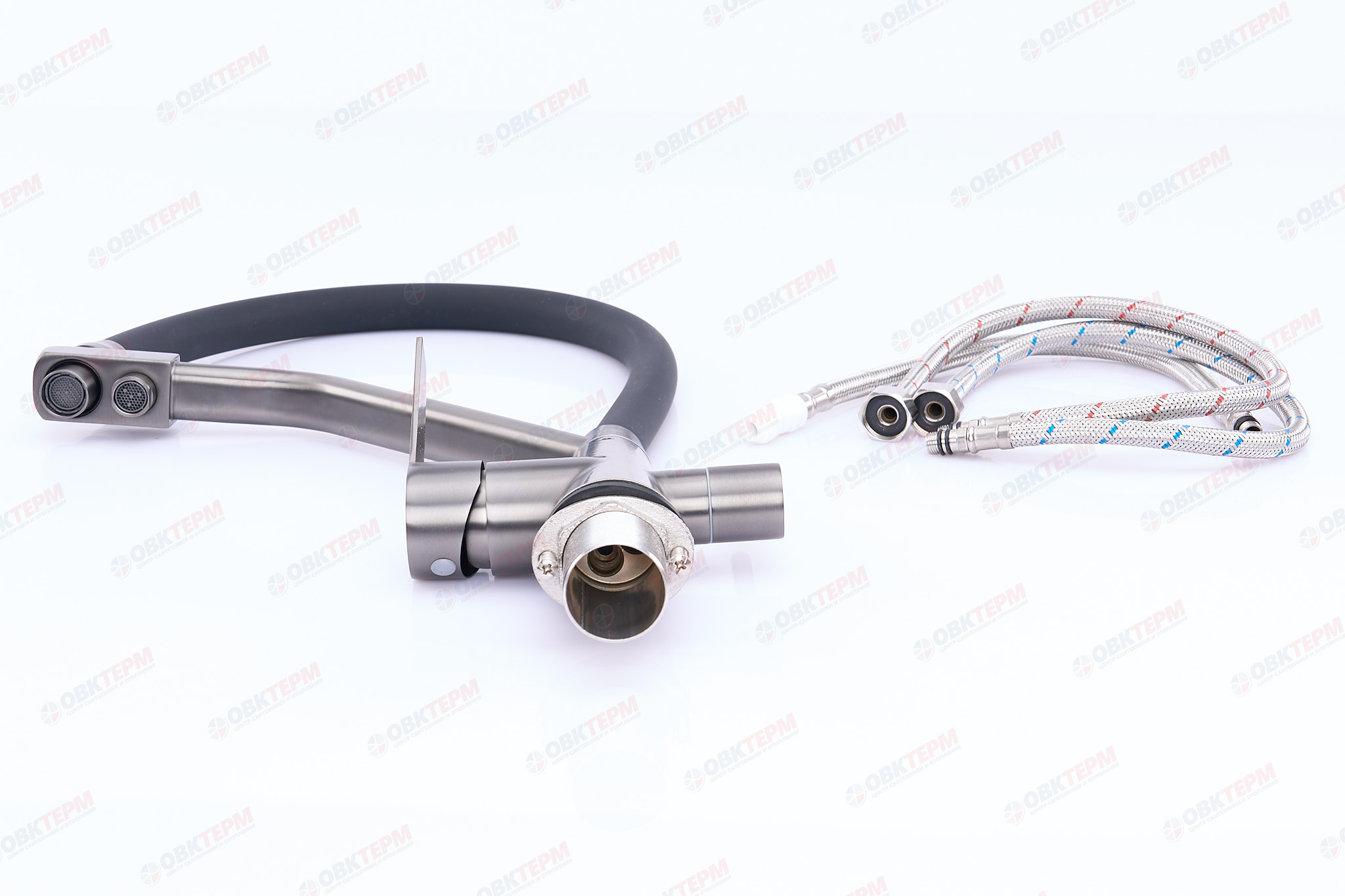 Смеситель д/кухни под ФИЛЬТР MIXXUS FUL-021 GRAPHITE REFL.BLACK нерж/сталь (10 шт/ящ) - Изображение №4