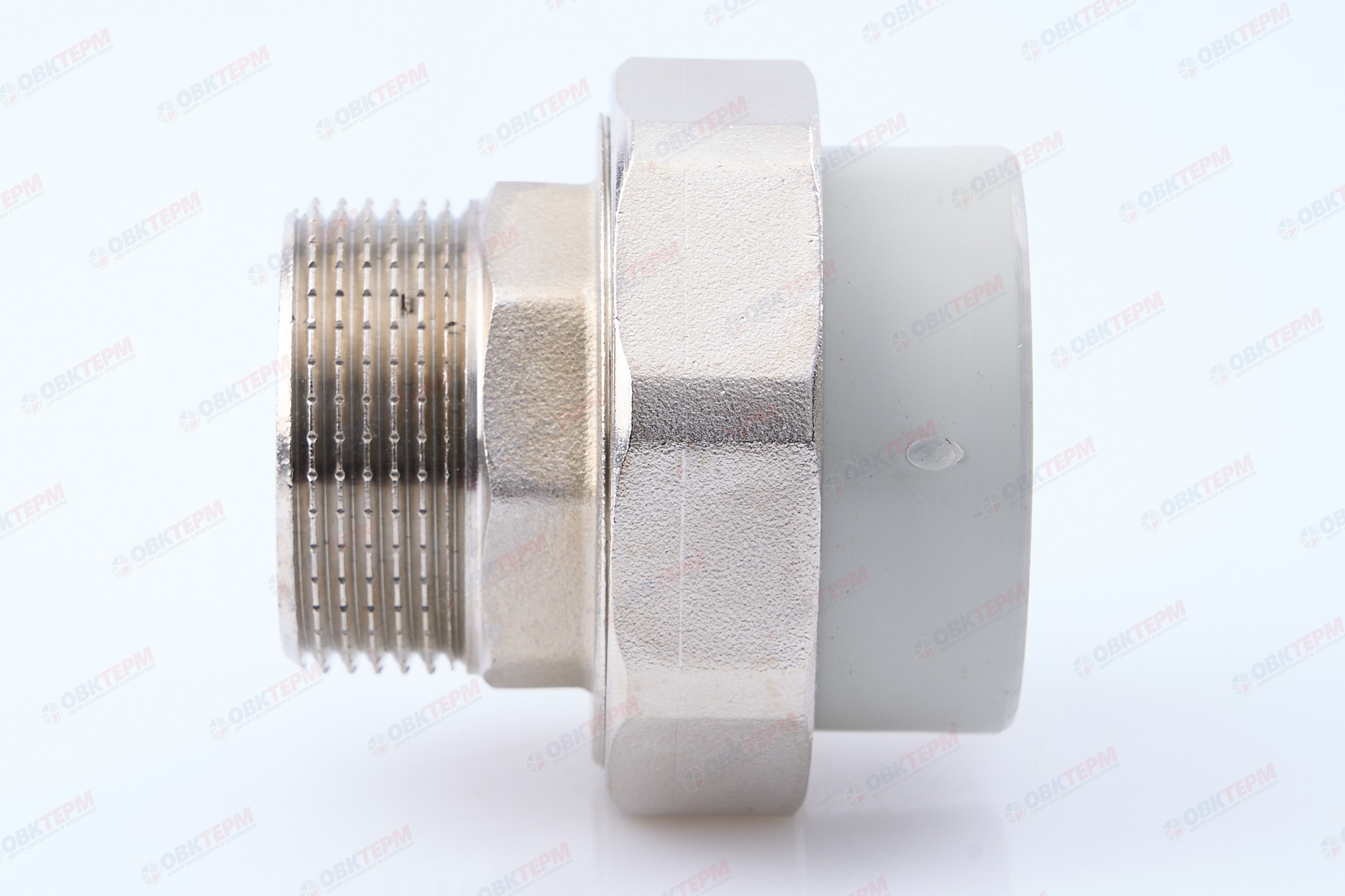 Разборное соединение   40 * 1 1/4" н   СЕРОЕ   (PRO AQUA)    (25/5) - миниатюра №4