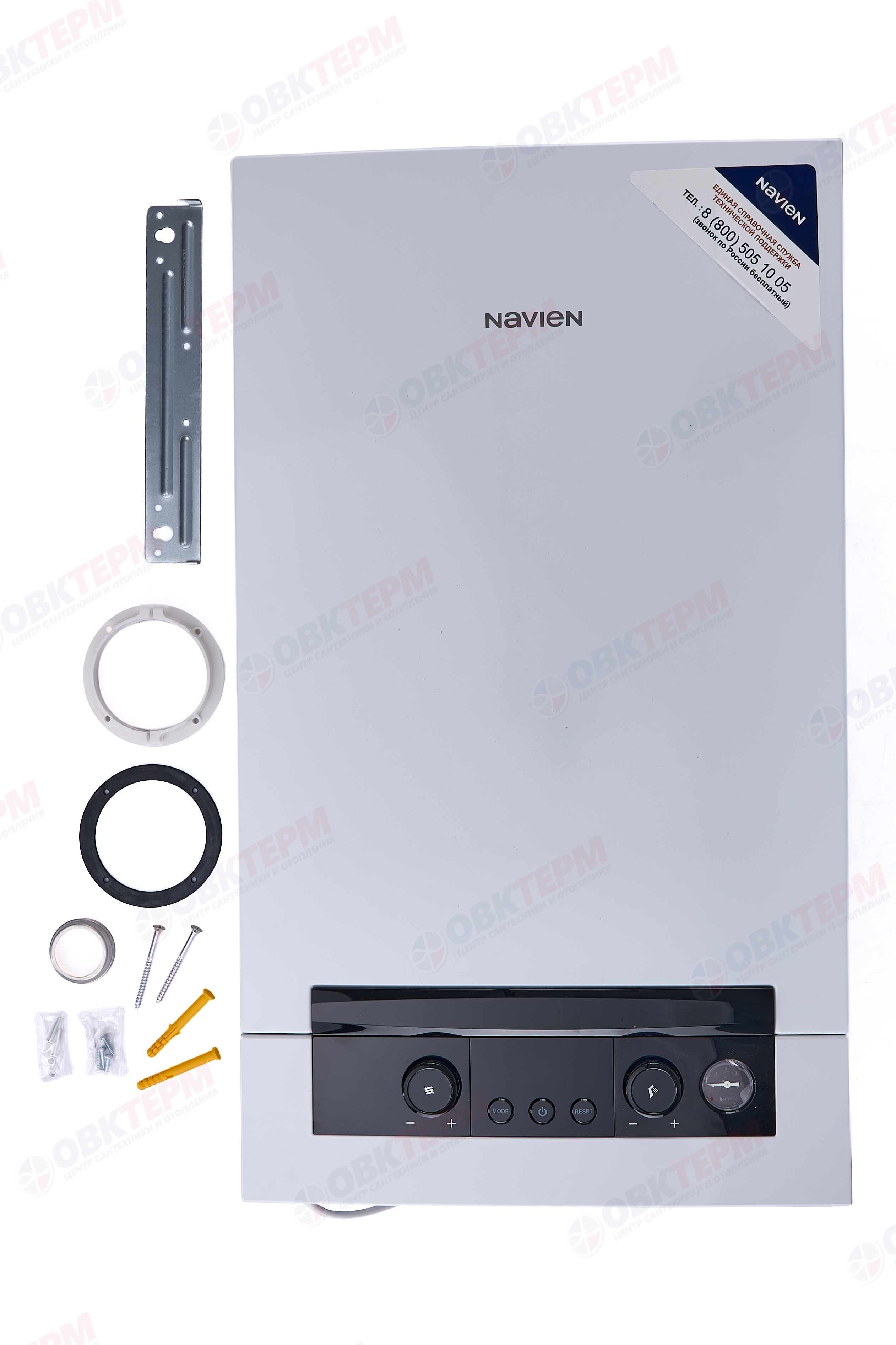 Котел газовый настенный NAVIEN  NGB210-24K (24 кВт, 2-х конт, турбо, без трубы) - миниатюра №8