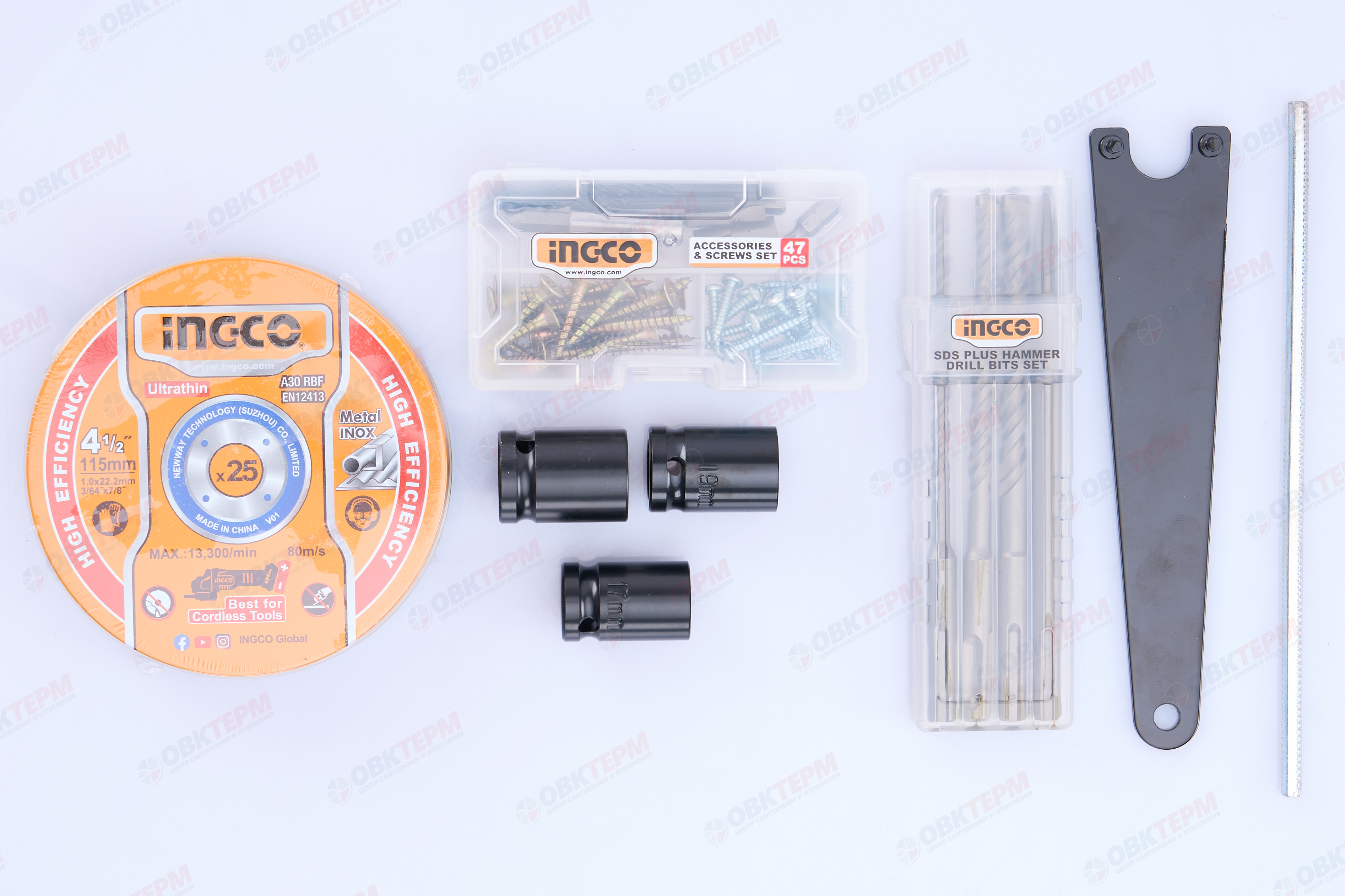 Набор аккум. инструмента 5 в 1 СУМКА на КОЛЕСАХ INGCO INDUSTRIAL - миниатюра №11