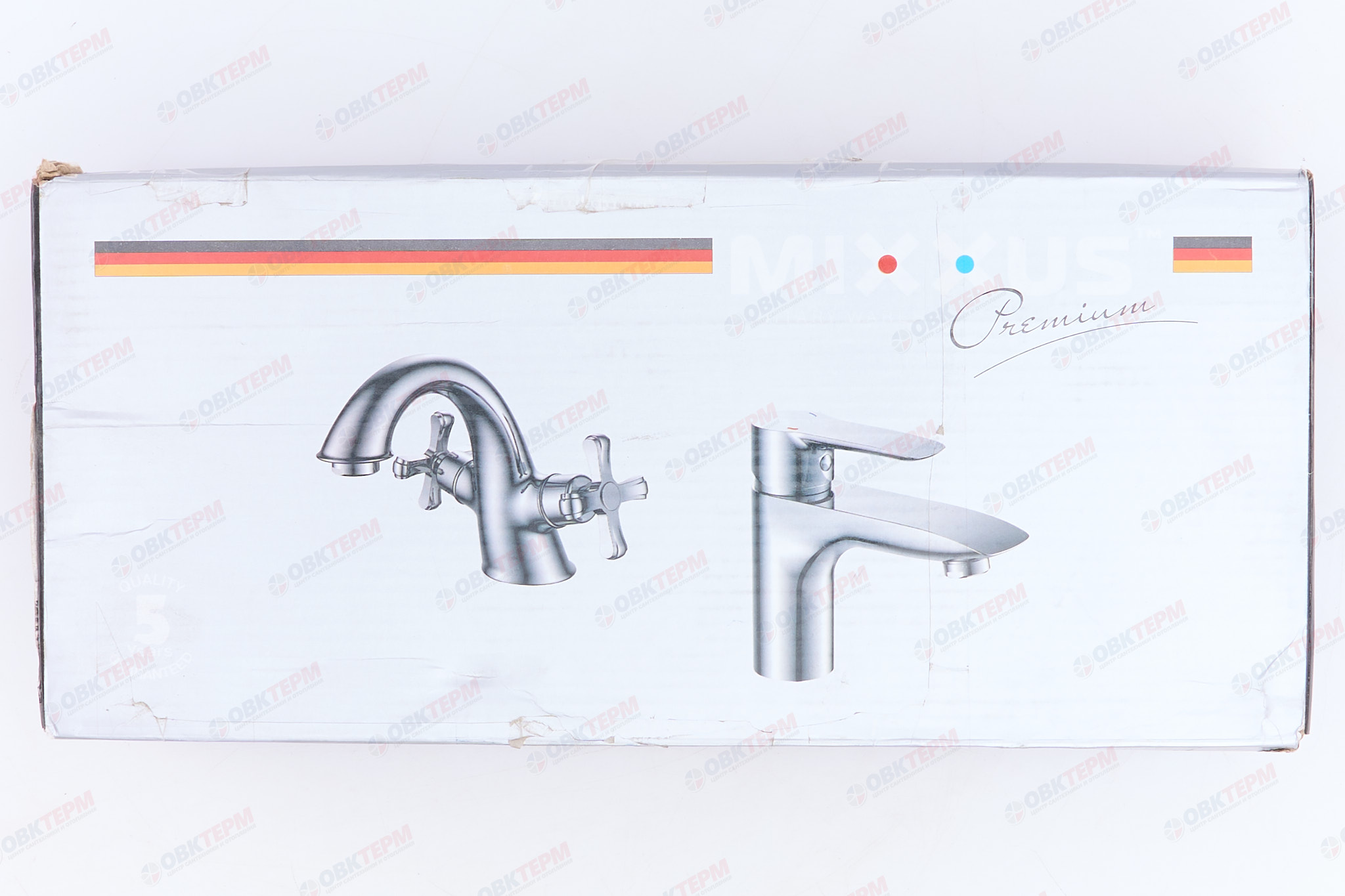 Смеситель д/ванны MIXXUS PREMIUM KUBUS 006 EURO GRAPHITE Ø35 (8 шт/ящ) - миниатюра №6
