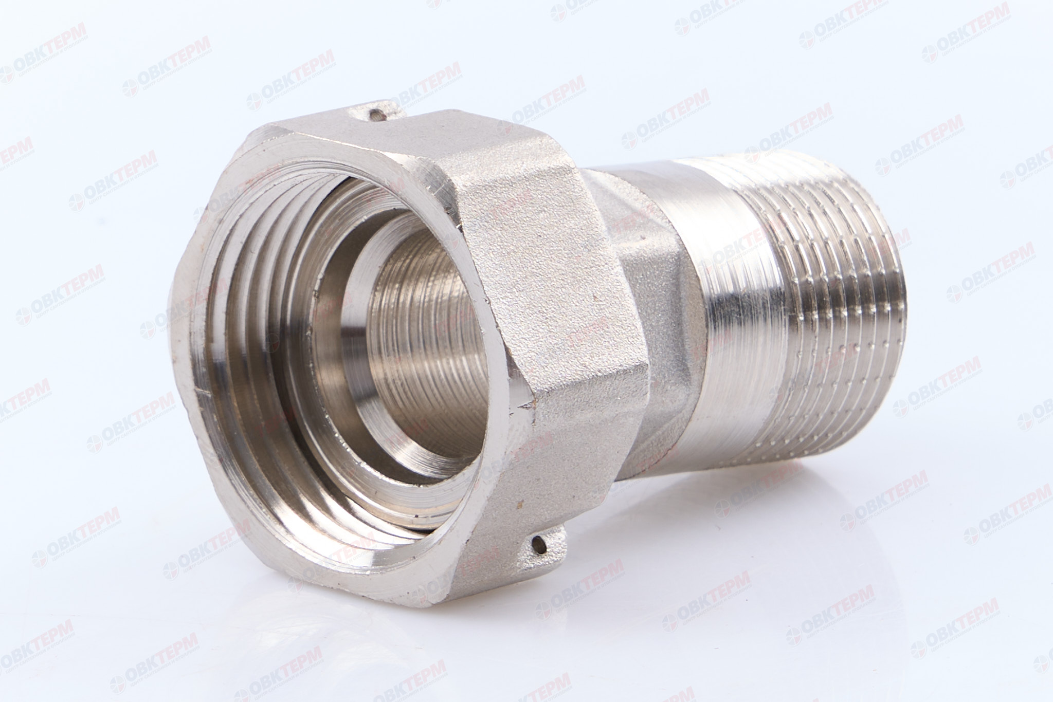 Полусгон с накидной гайкой   3/4"Н - 1"В  (Valtec)    (10уп/70ящ) - Изображение №1