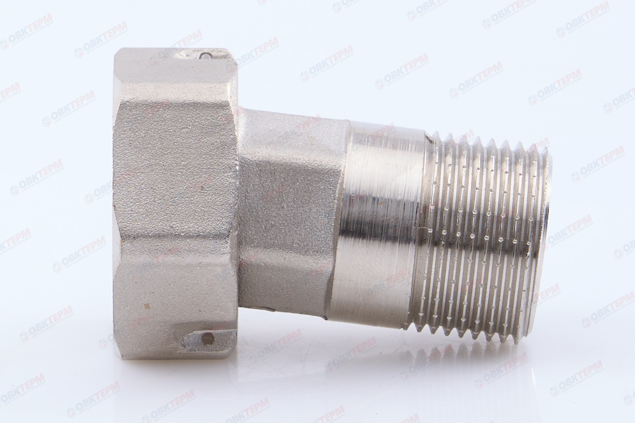 Полусгон с накидной гайкой   3/4"Н - 1"В  (Valtec)    (10уп/70ящ) - миниатюра №6