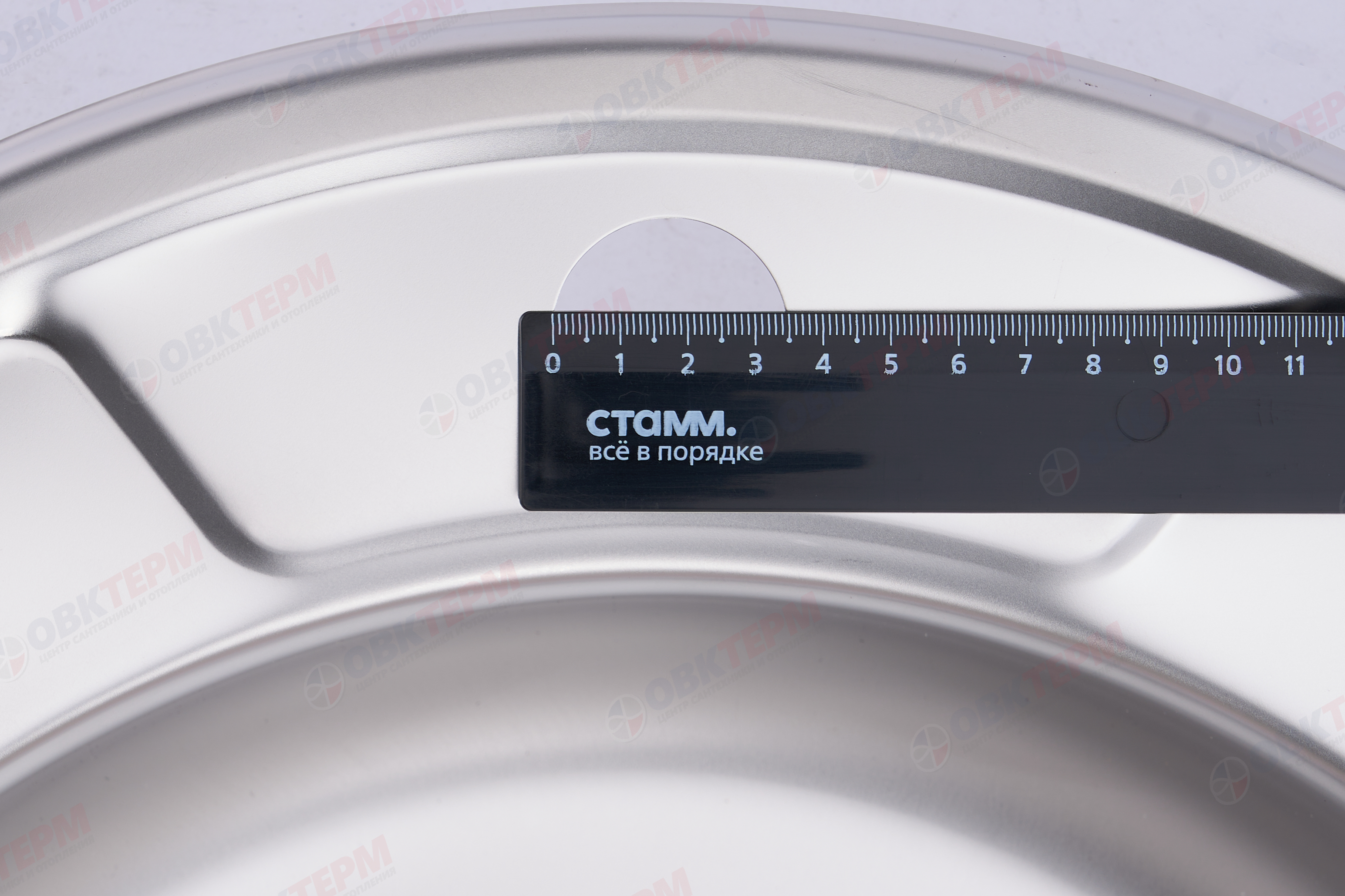 ZERIX мойка Z490-06-160E (SATIN) ВРЕЗНАЯ /сифон (10шт/ящ) - миниатюра №15