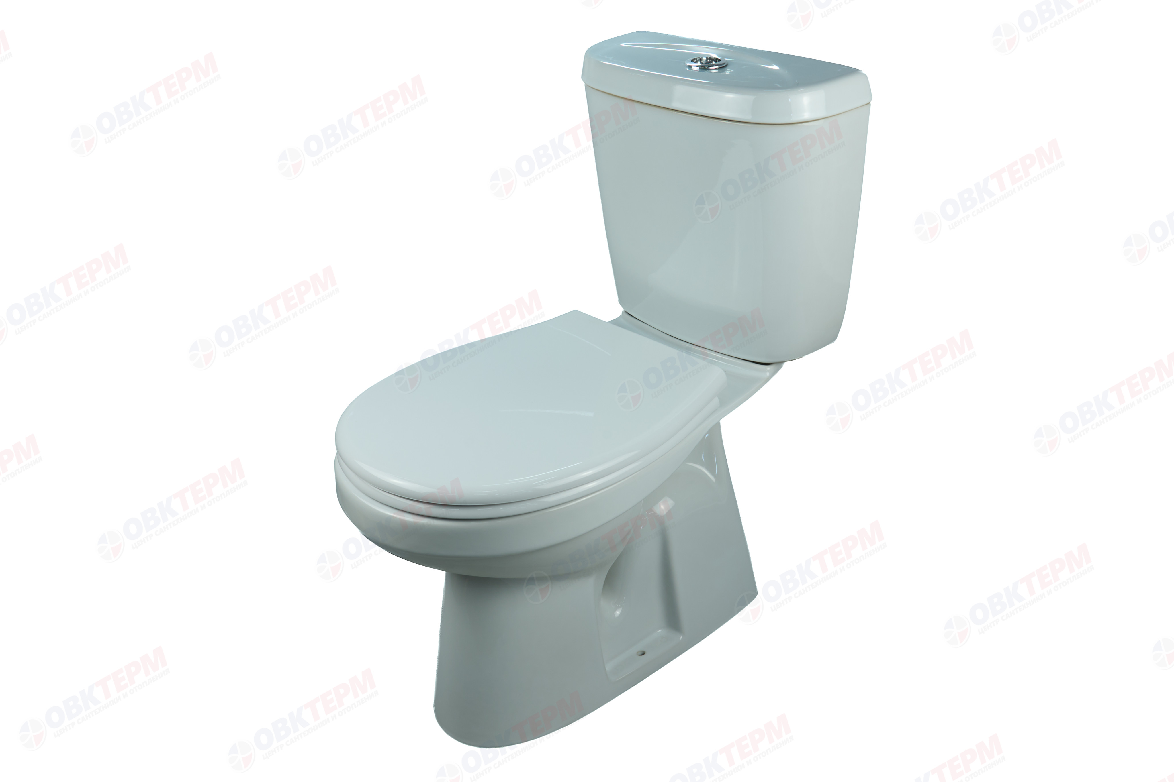 Унитаз-компакт SANTEK Анимо  (низ выпуск, 1 режим, крышка ПП) Ш380*В765*Г625 - Изображение №2
