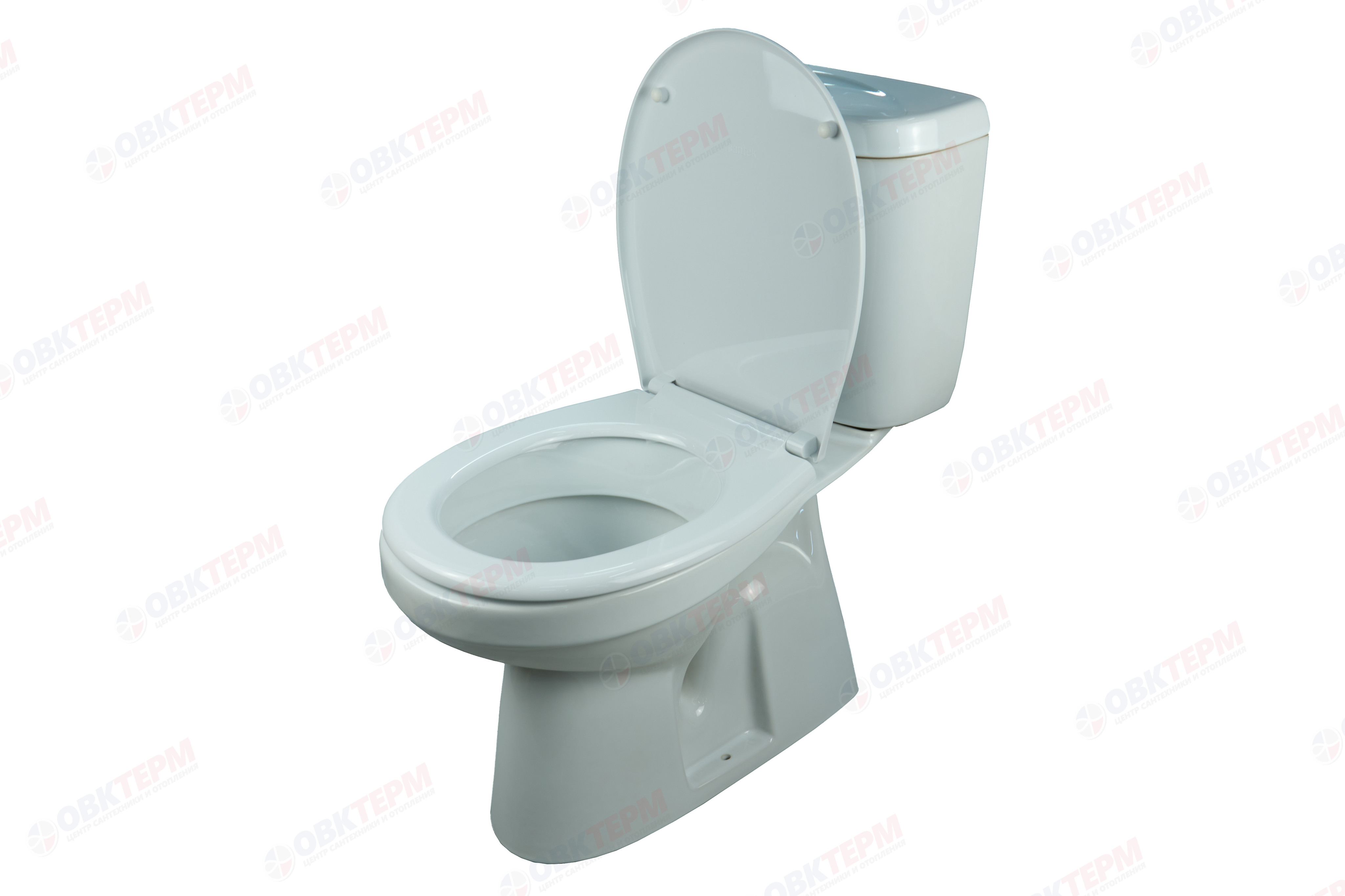 Унитаз-компакт SANTEK Анимо  (низ выпуск, 1 режим, крышка ПП) Ш380*В765*Г625 - миниатюра №11