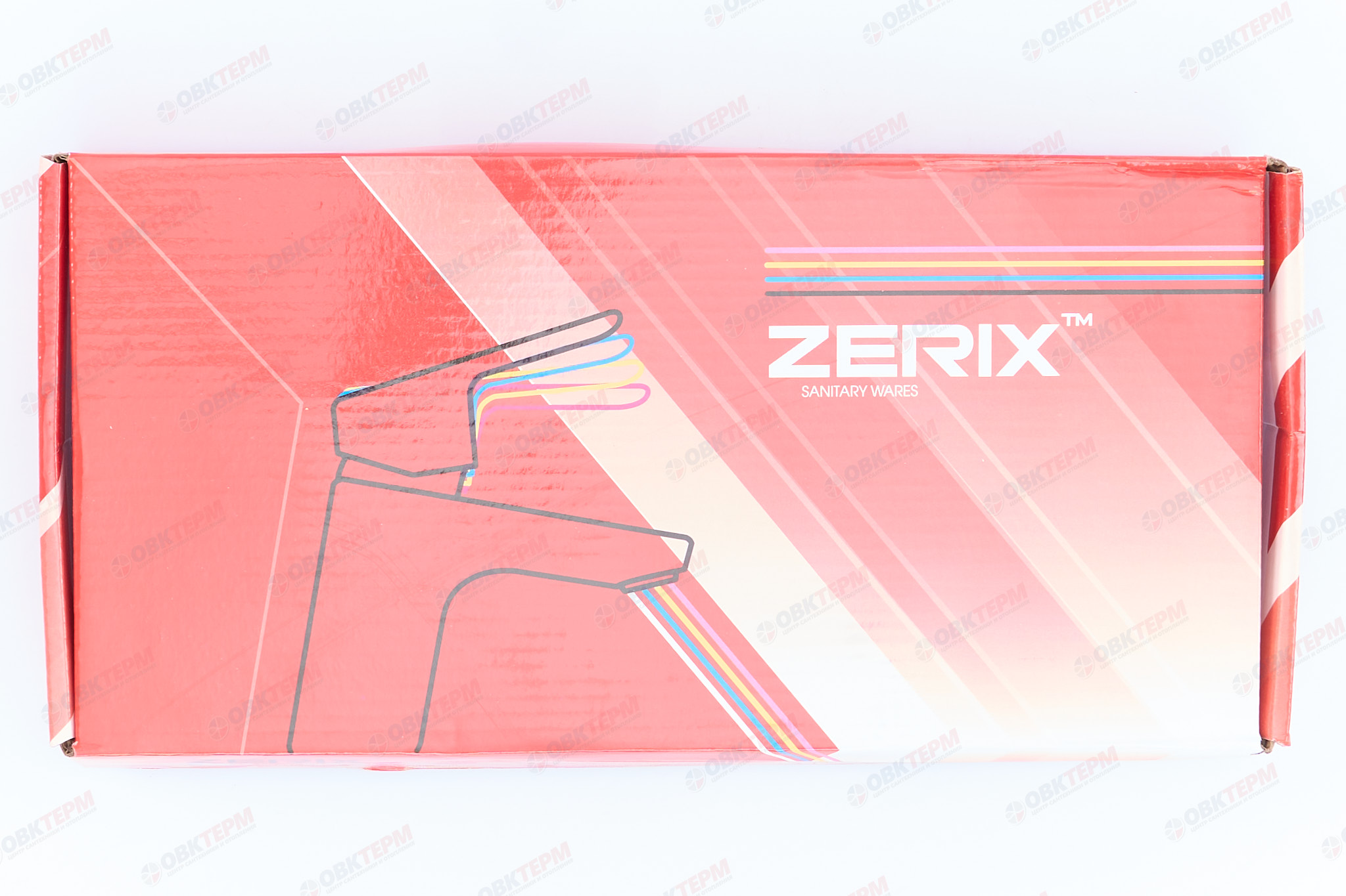 Смеситель д/кухни REFLECTOR ZERIX FADE-011 WHITE (LR4898-3) (белый)  (10 шт/ящ) - миниатюра №6