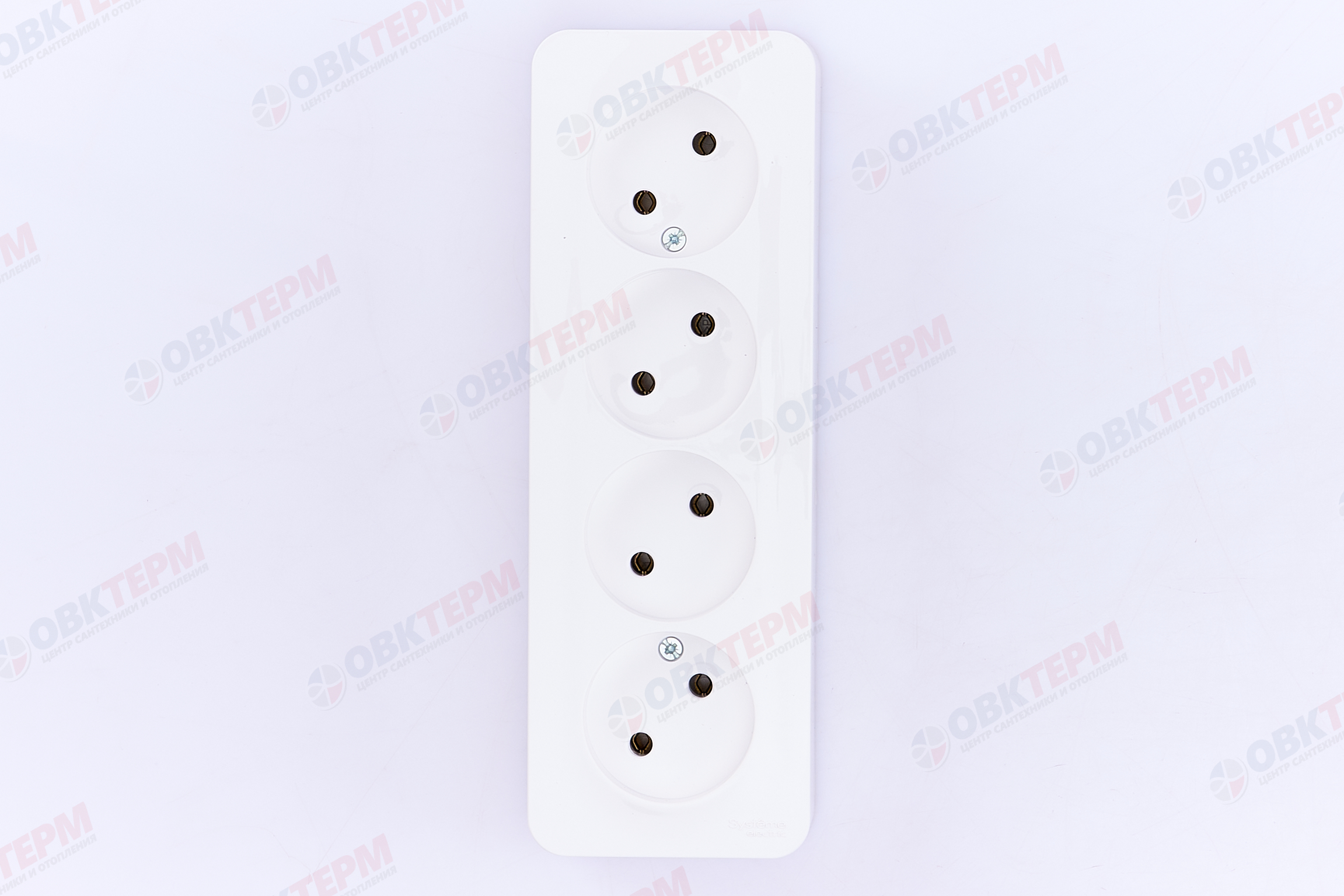 Розетка 4-местная б/з 16А IP20 без защ. шторок с изолир. пластиной белый Blanca Systeme Electriс - миниатюра №10