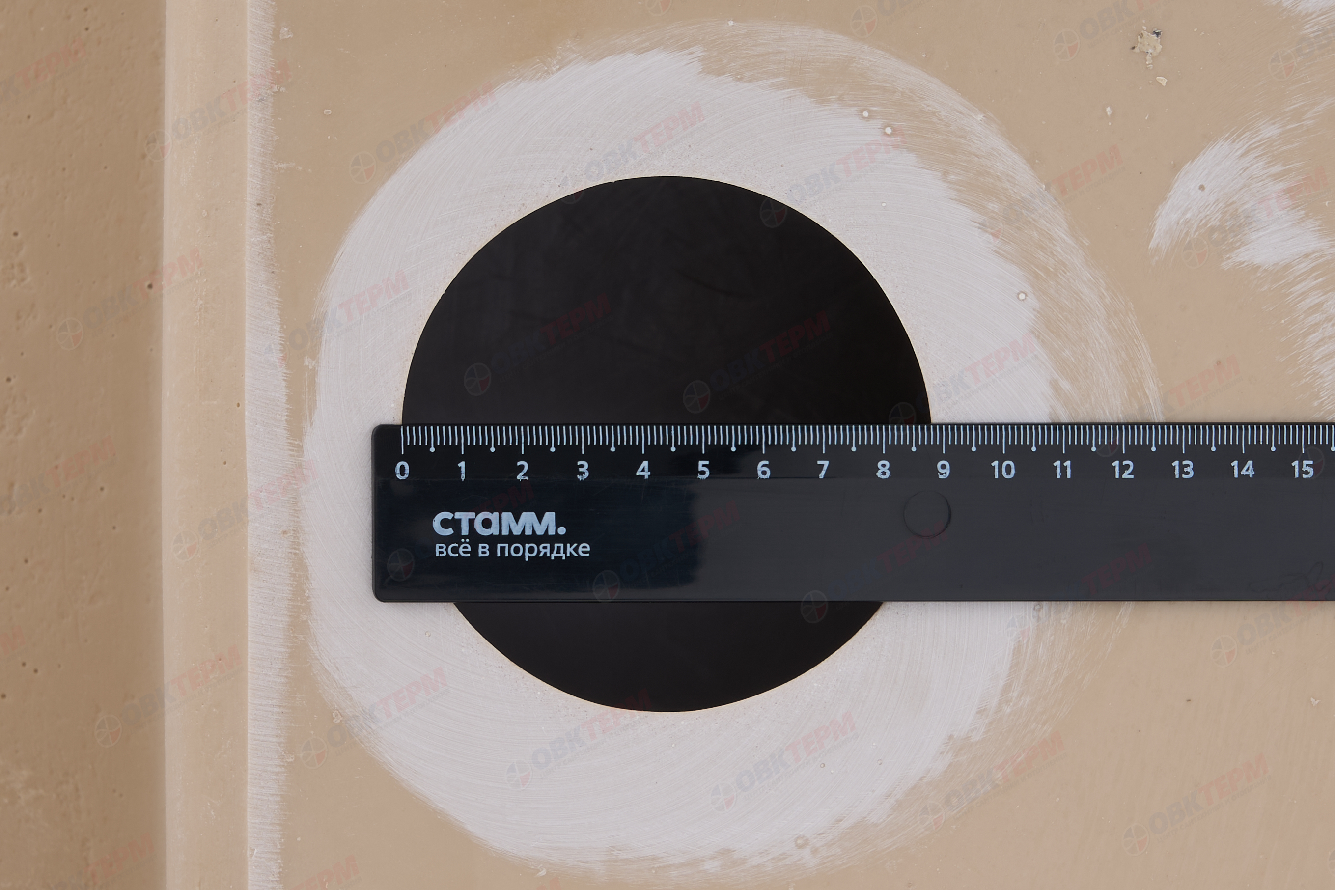 Мойка кухонная прямоугольная HORKE / Q-18 песок кварцистик 650*505мм - миниатюра №8