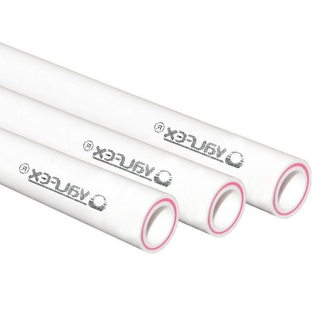 Труба армированная стекловолокном  ПО ДВА МЕТРА SDR 7.4 PN20  25*3,5 (50) (VALFEX) белая - изображение №1