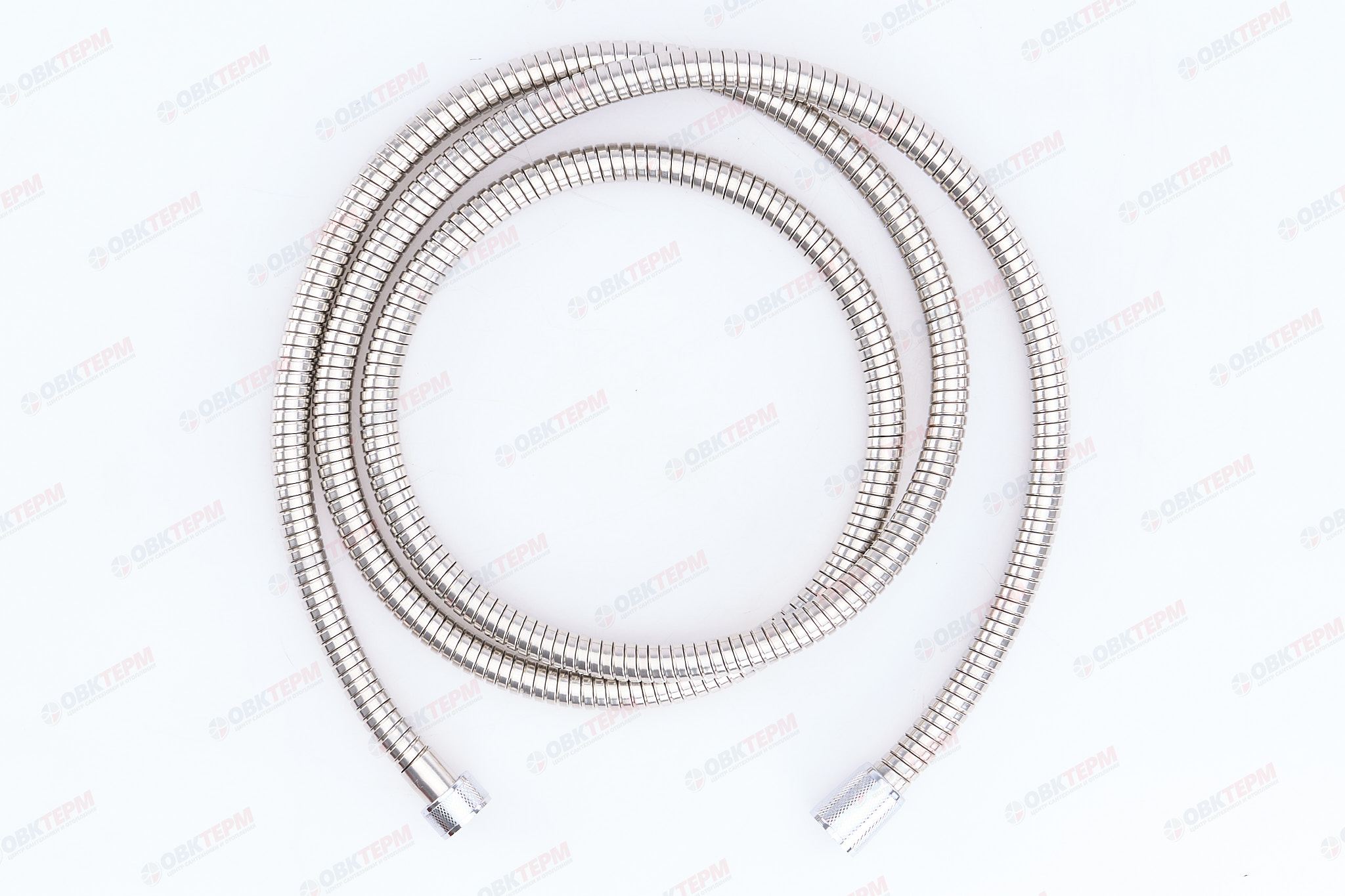 Шланг д/душа ZERIX Chr.F01 нерж сталь /растяжной /200-250 см  (48 шт/ящ) - миниатюра №3