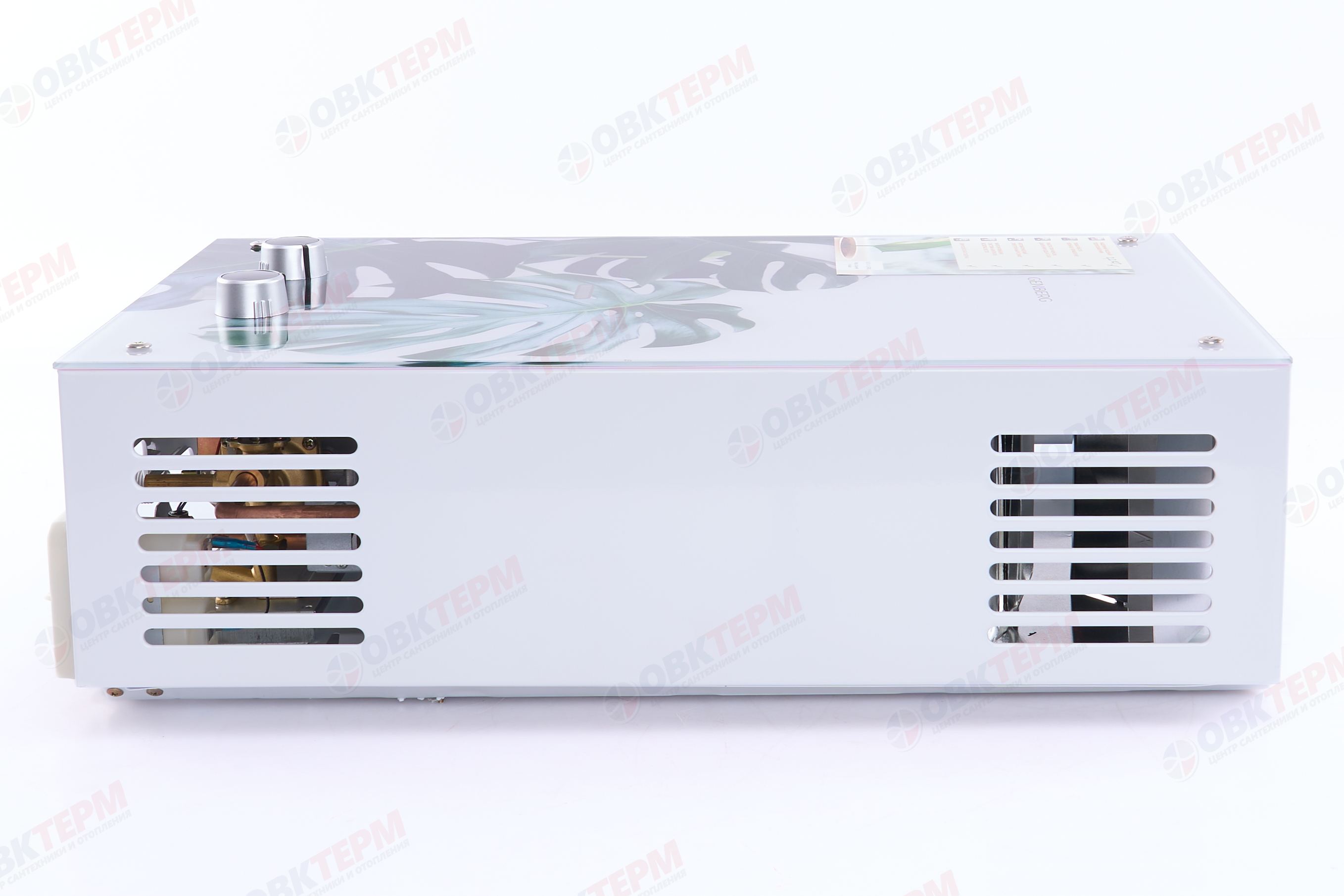 Колонка газовая  GENBERG 210.01 ДЕКОР 10л. Тропические листья  (ШxВxГ) (ШxВxГ) 340x590x150 мм - Изображение №5