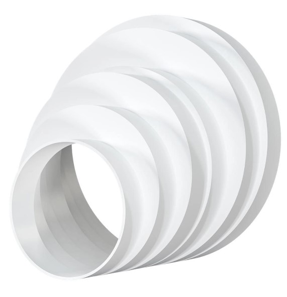 Соединитель воздуховодов (редуктор) круглый ПУ d80-160 эксцентриковый Эра - Изображение №1