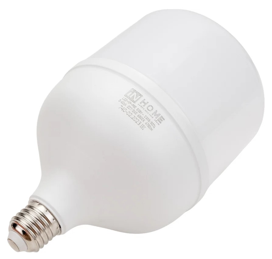 Лампа светодиодная LED-HP-PRO 80Вт цилиндр 6500К холод.бел. E27 7600лм 230В с адаптером Е40 - Изображение №1