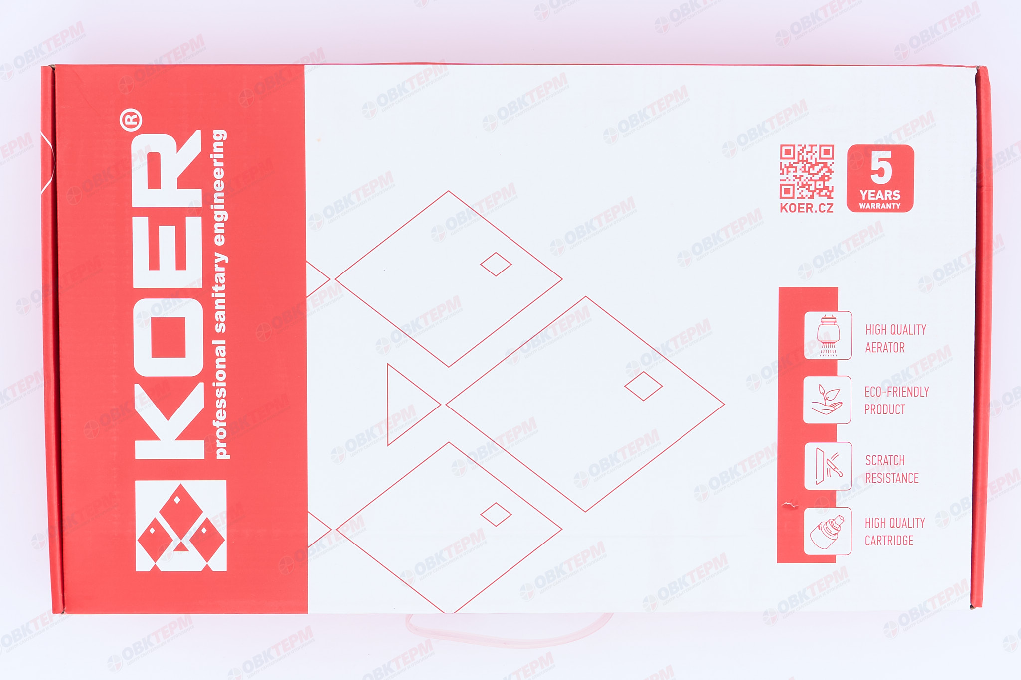 Смеситель д/кухни под ФИЛЬТР KOER KB-72003-01 (Цвет хром+силик.излив серый) (8шт/ящ) - миниатюра №6