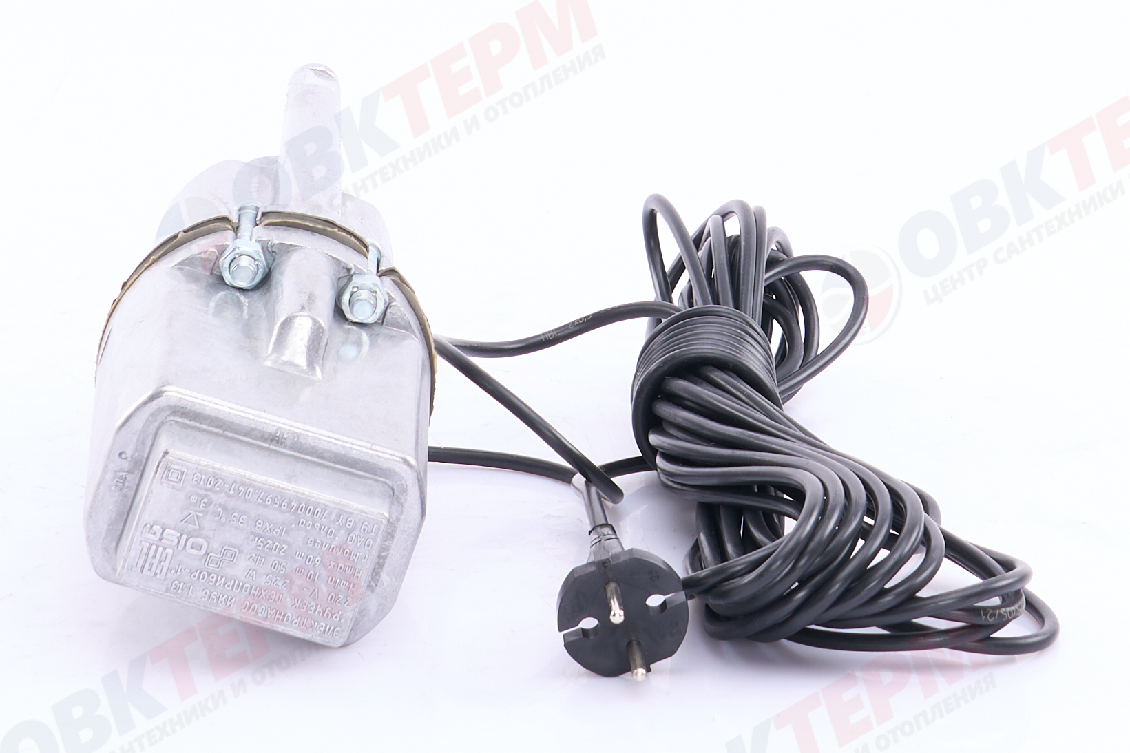 Насос Ручеек-Техноприбор 10метров кабл. (верхний забор, алюм, ТУ 18С) ОРИГИНАЛ (0,28кВт/18л.м./60м.) - Изображение №3