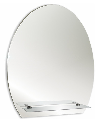 Зеркало  500х575 овальное  "Уют" Silver Mirrors - Изображение №1