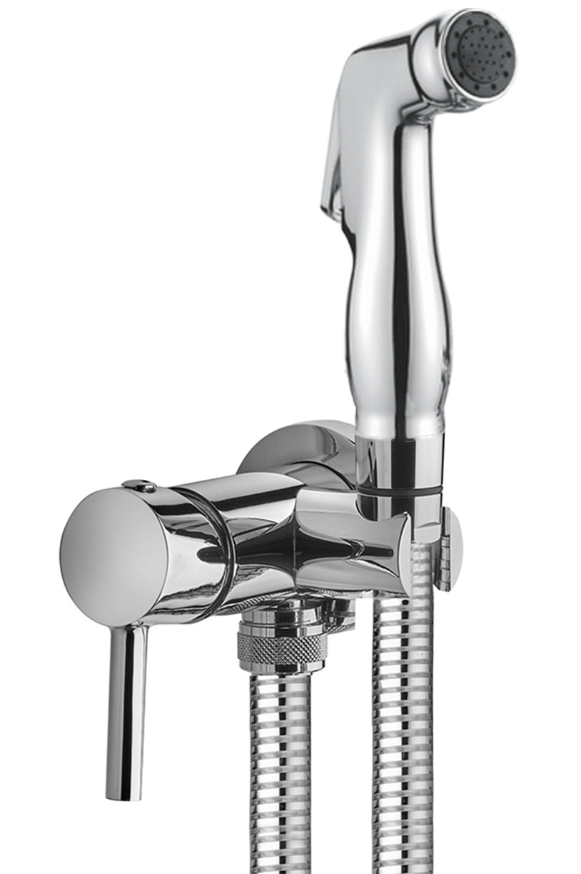 Смеситель с гигиеническим душем ZERIX BIDET-001 ф35 (10 шт/ящ) - Изображение №1