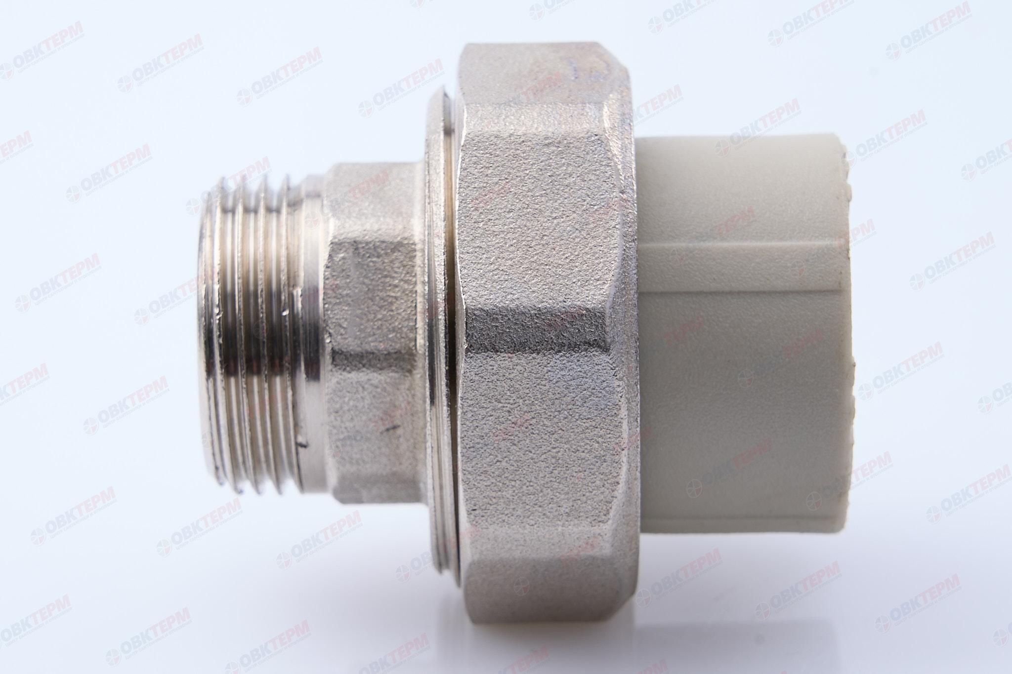 Разборное соединение   25 * 3/4 н        (VALFEX)  серый  (100/25) - миниатюра №4