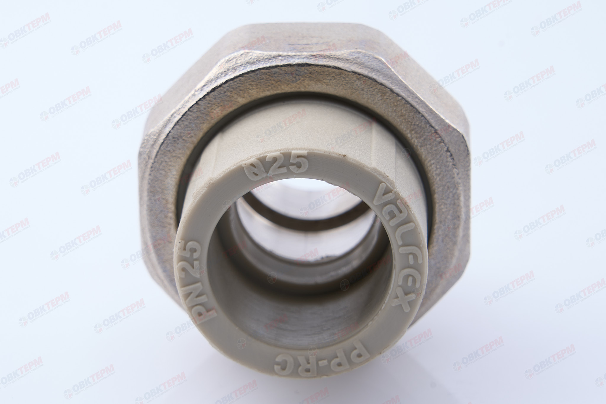 Разборное соединение   25 * 3/4 н        (VALFEX)  серый  (100/25) - миниатюра №5