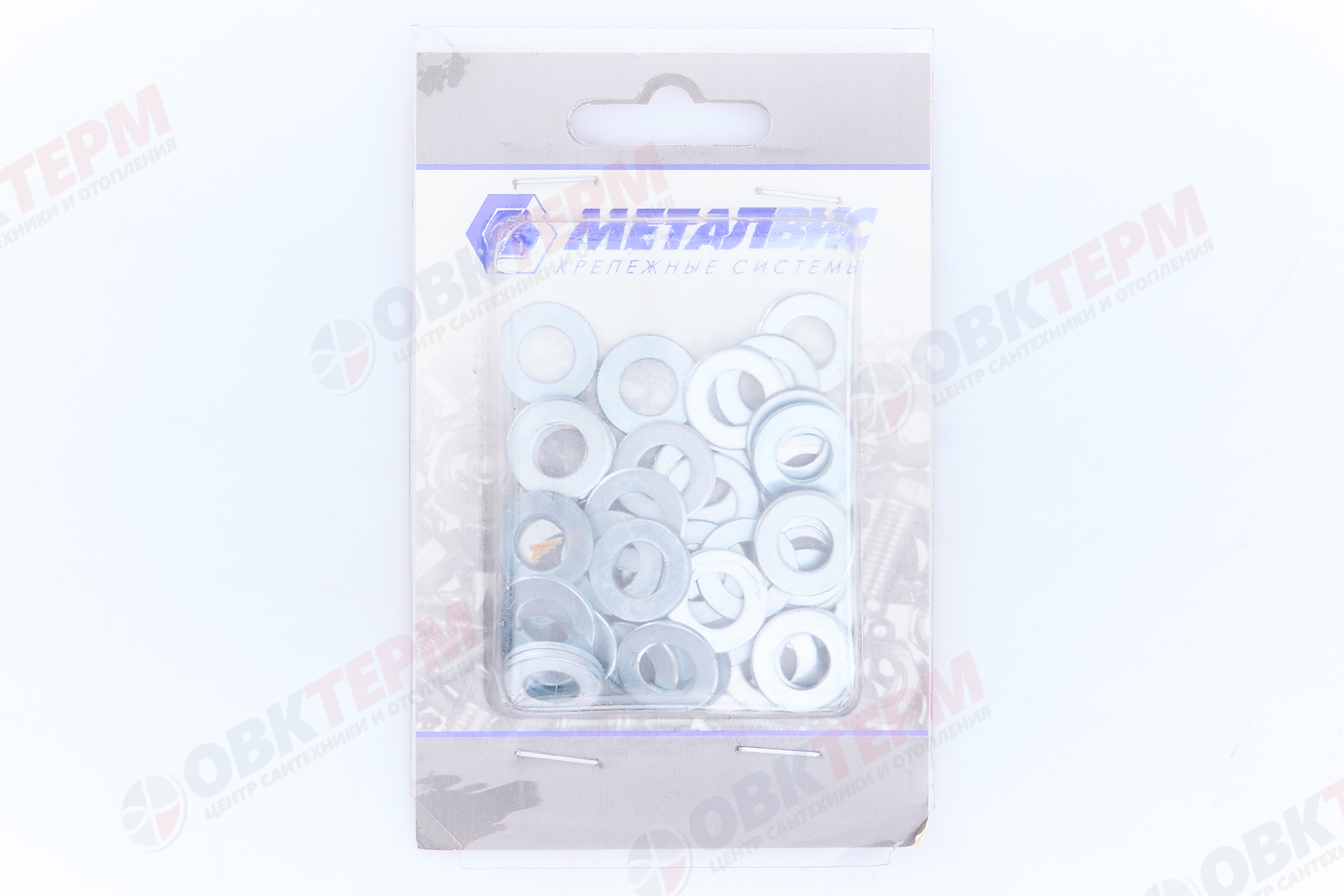 Шайба плоская М8 цб (уп.50шт.) Металвис - Изображение №3