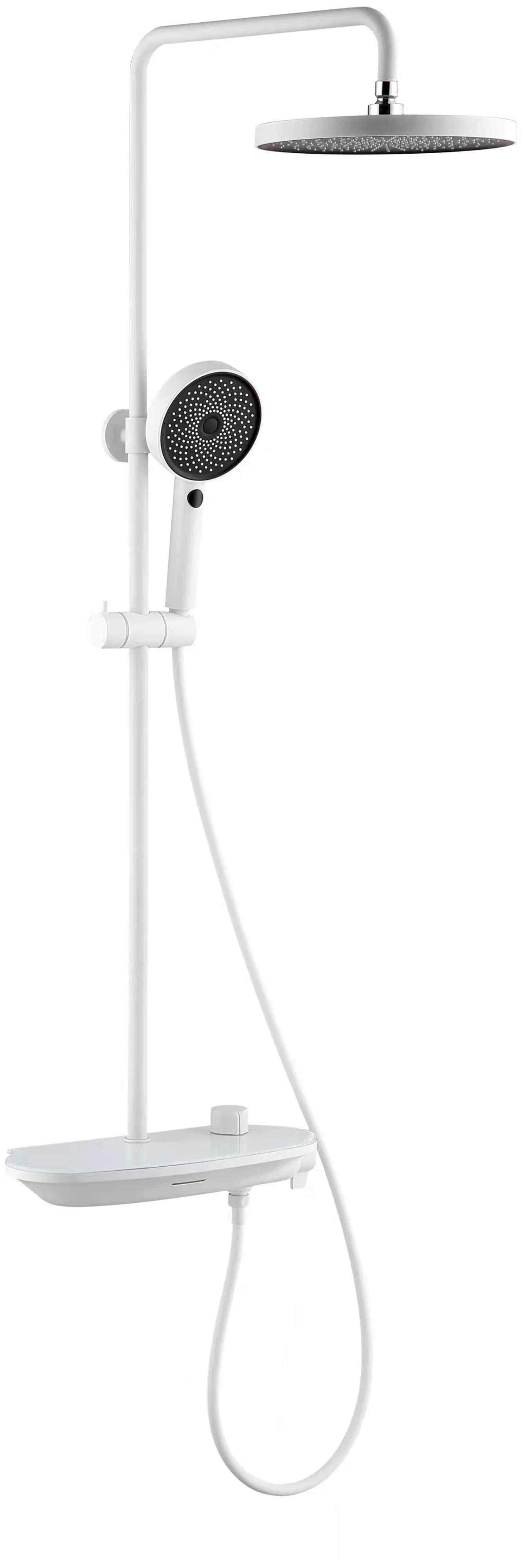 Душ/система GAPPO G2495-88 латунь/хромбелый /термостат /лейка 3 реж. - Изображение №1