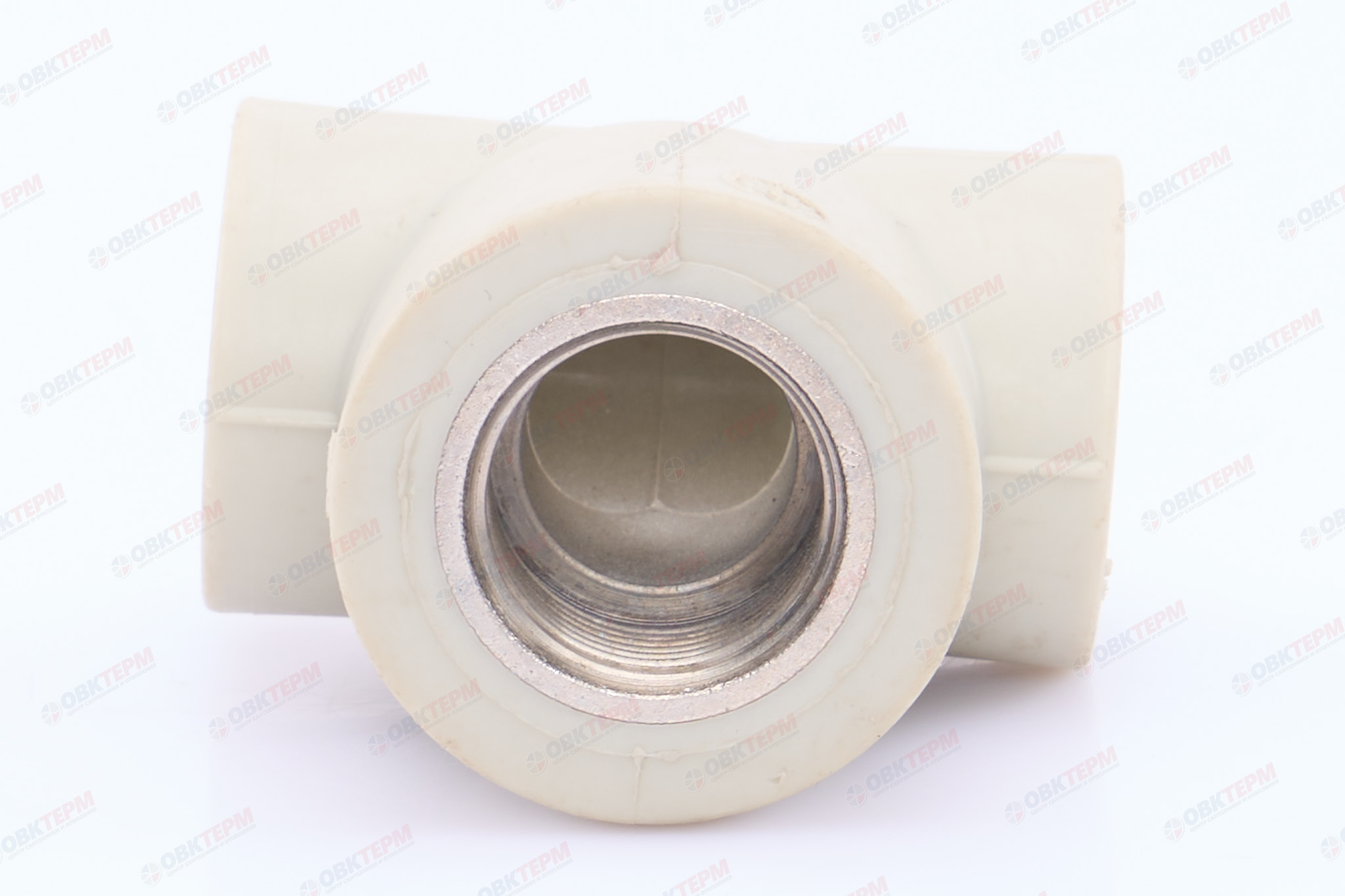 Тройник с МРВ 25 * 3/4" * 25   СЕРЫЙ   (PRO AQUA)     (80/10) - миниатюра №4