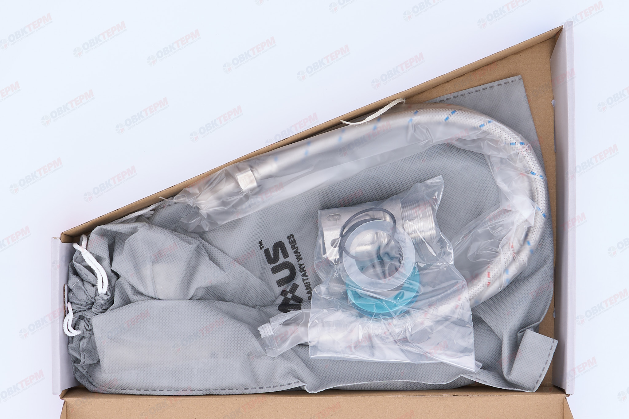 Смеситель д/кухни нерж/сталь MIXXUS SUS-011 REFL.GRAY (СЕРЫЙ) Ø40 (20 шт/ящ) - миниатюра №7