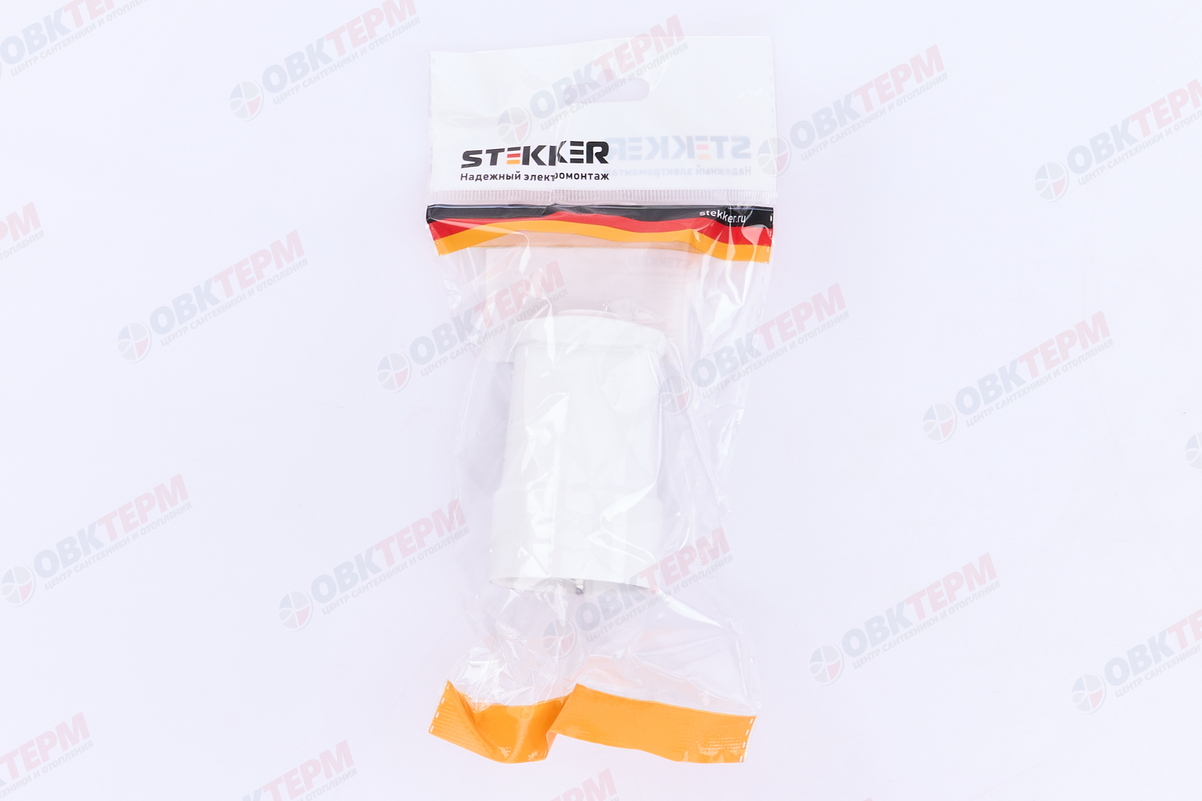 Розетка переносная 1-местная с/з STEKKER PST16-40-200, белый - миниатюра №11