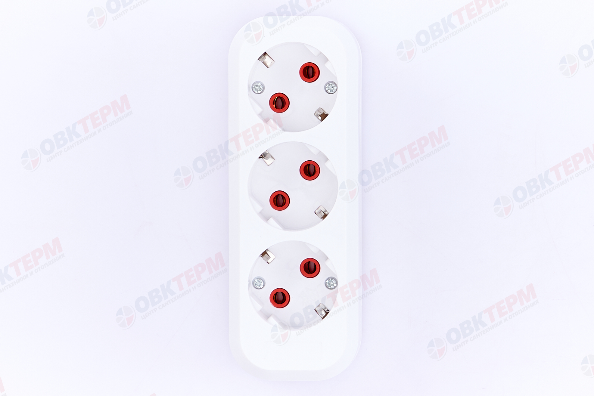 Розетка переносная разборная 3-местная с/з STEKKER PST16-310-20, белый - Изображение №5