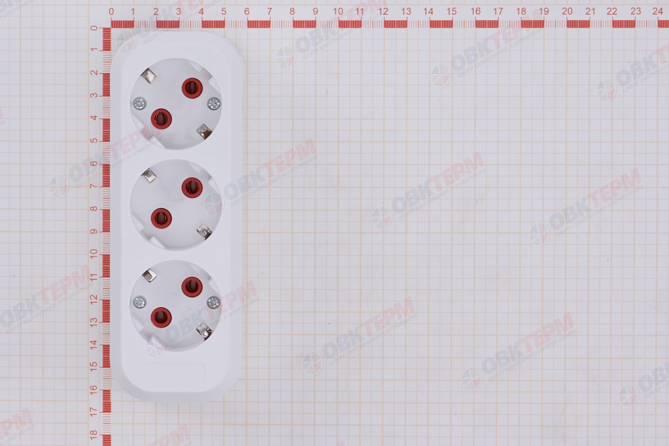 Розетка переносная разборная 3-местная с/з STEKKER PST16-310-20, белый - миниатюра №7