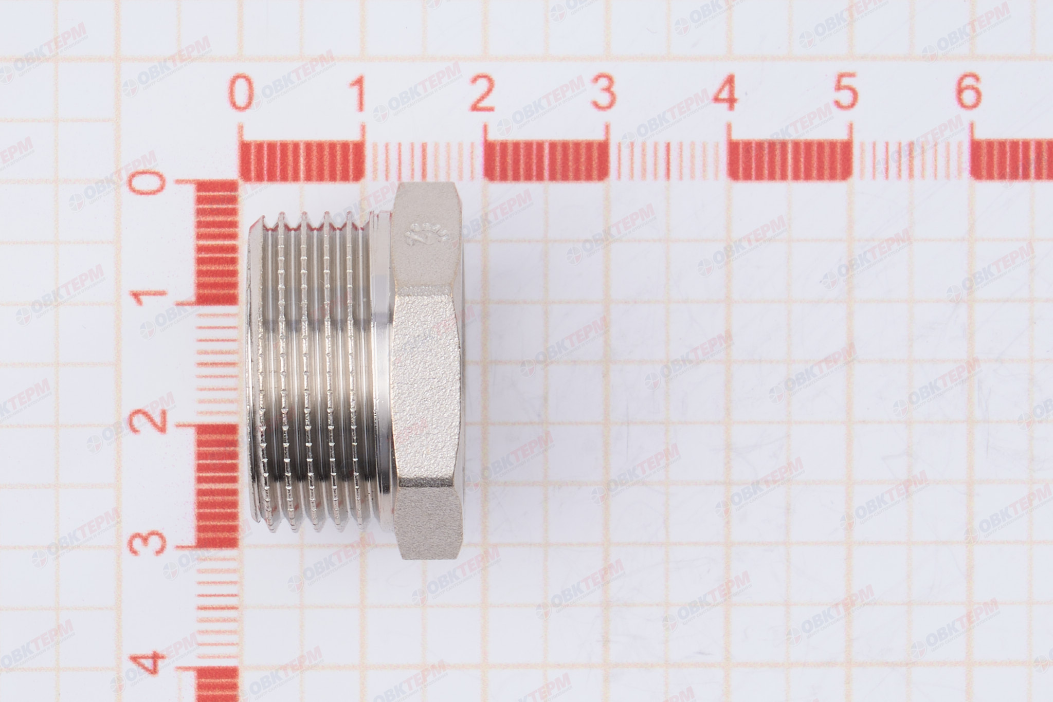 Футорка    3/4" - 1/2"   Никель  ZEISSLER                (280/10) - миниатюра №6